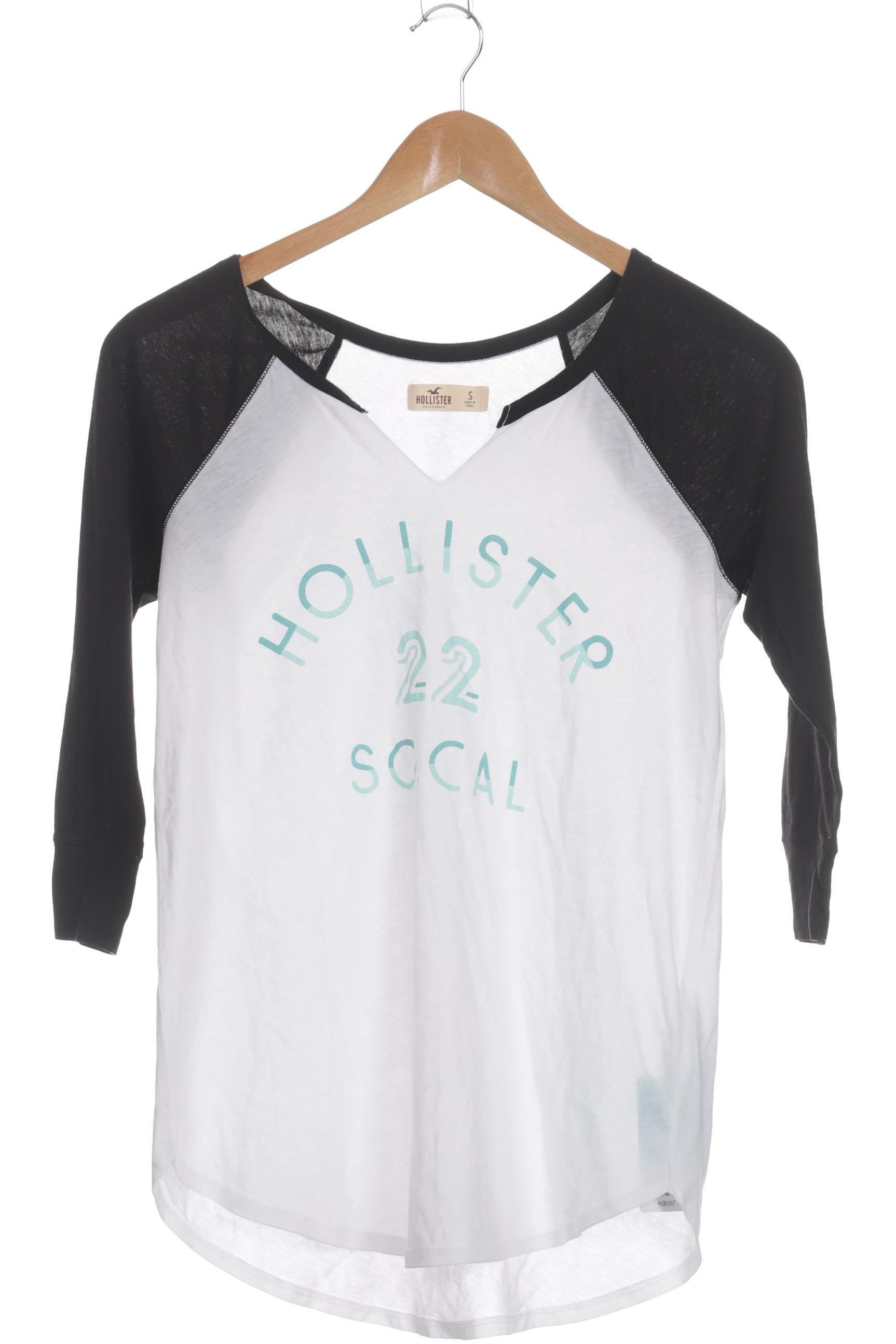 

Hollister Damen Langarmshirt, weiß, Gr. 36