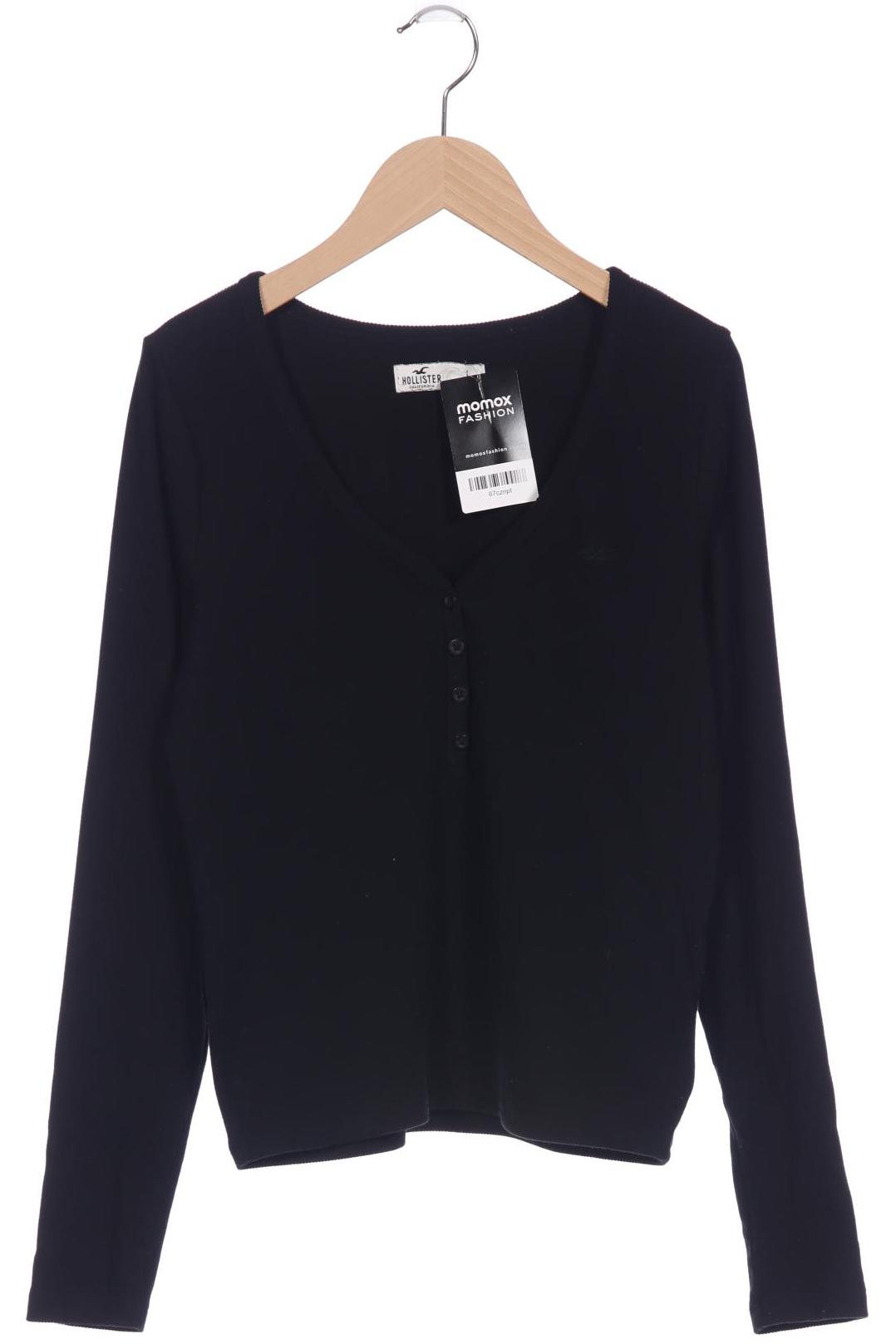 

Hollister Damen Langarmshirt, schwarz, Gr. 42
