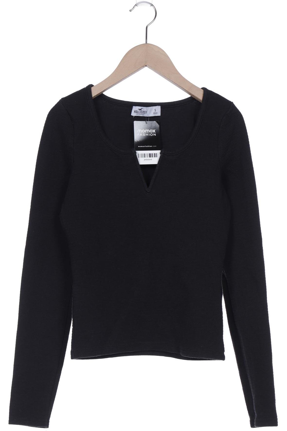 

Hollister Damen Langarmshirt, schwarz, Gr. 36