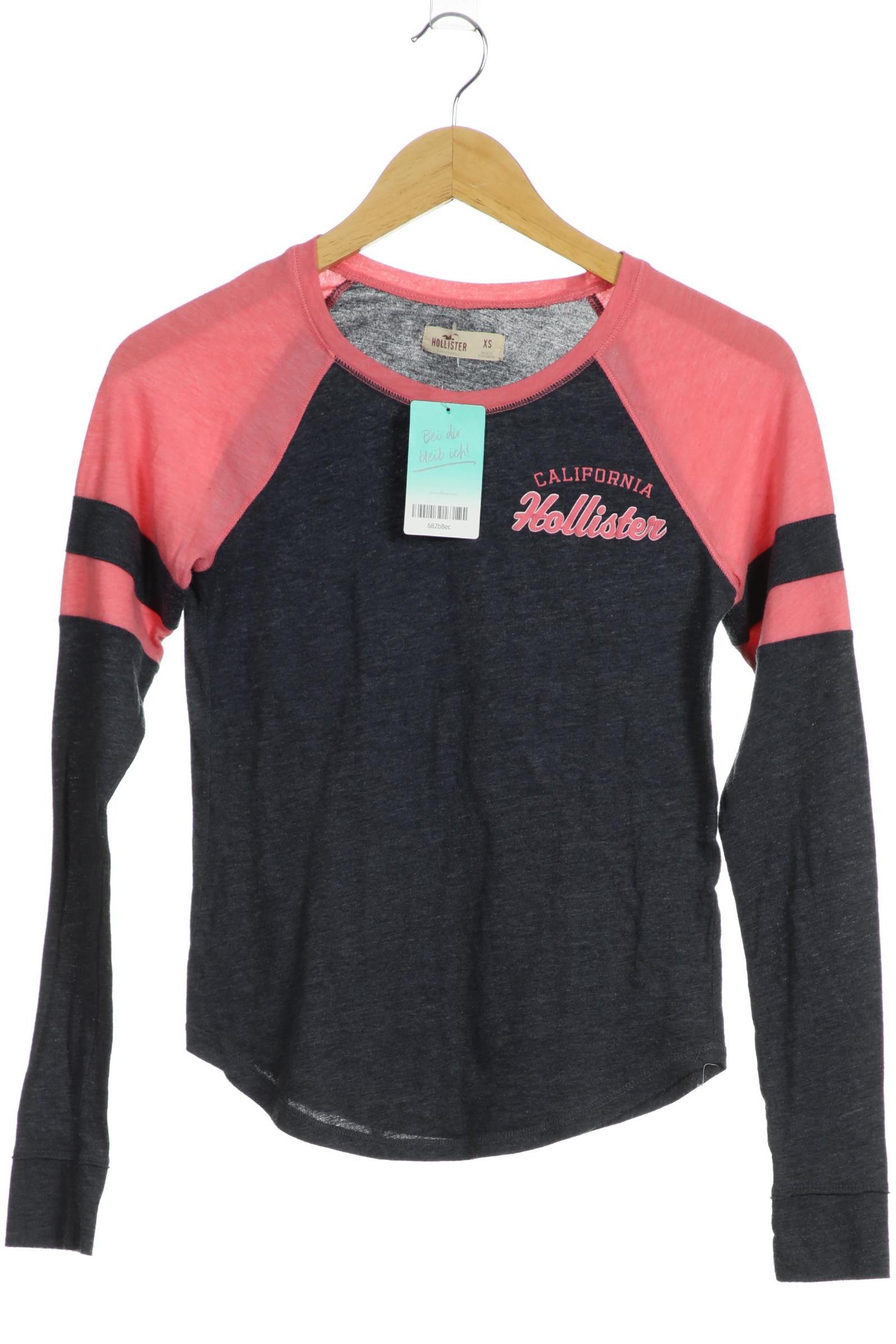 

Hollister Damen Langarmshirt, pink, Gr.