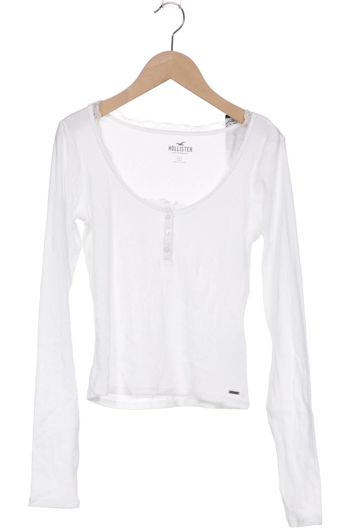 

Hollister Damen Langarmshirt, weiß