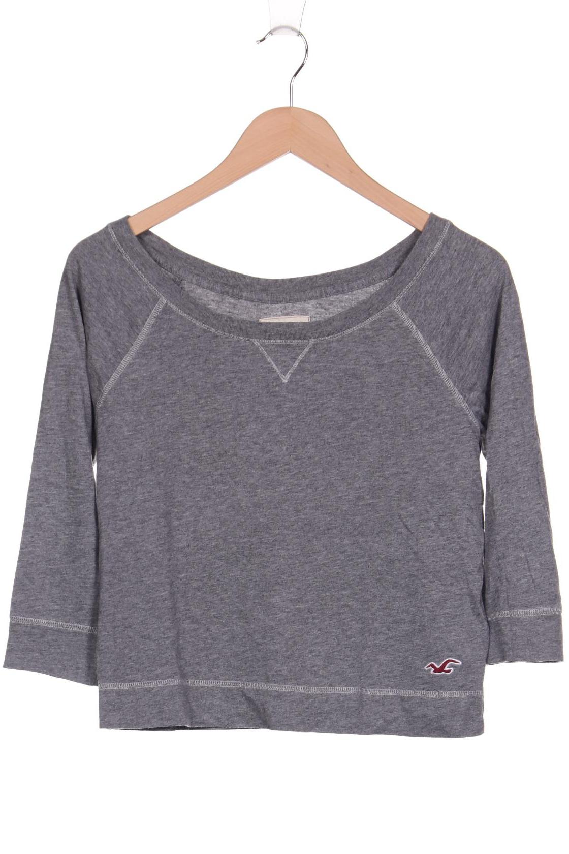 

Hollister Damen Langarmshirt, grau