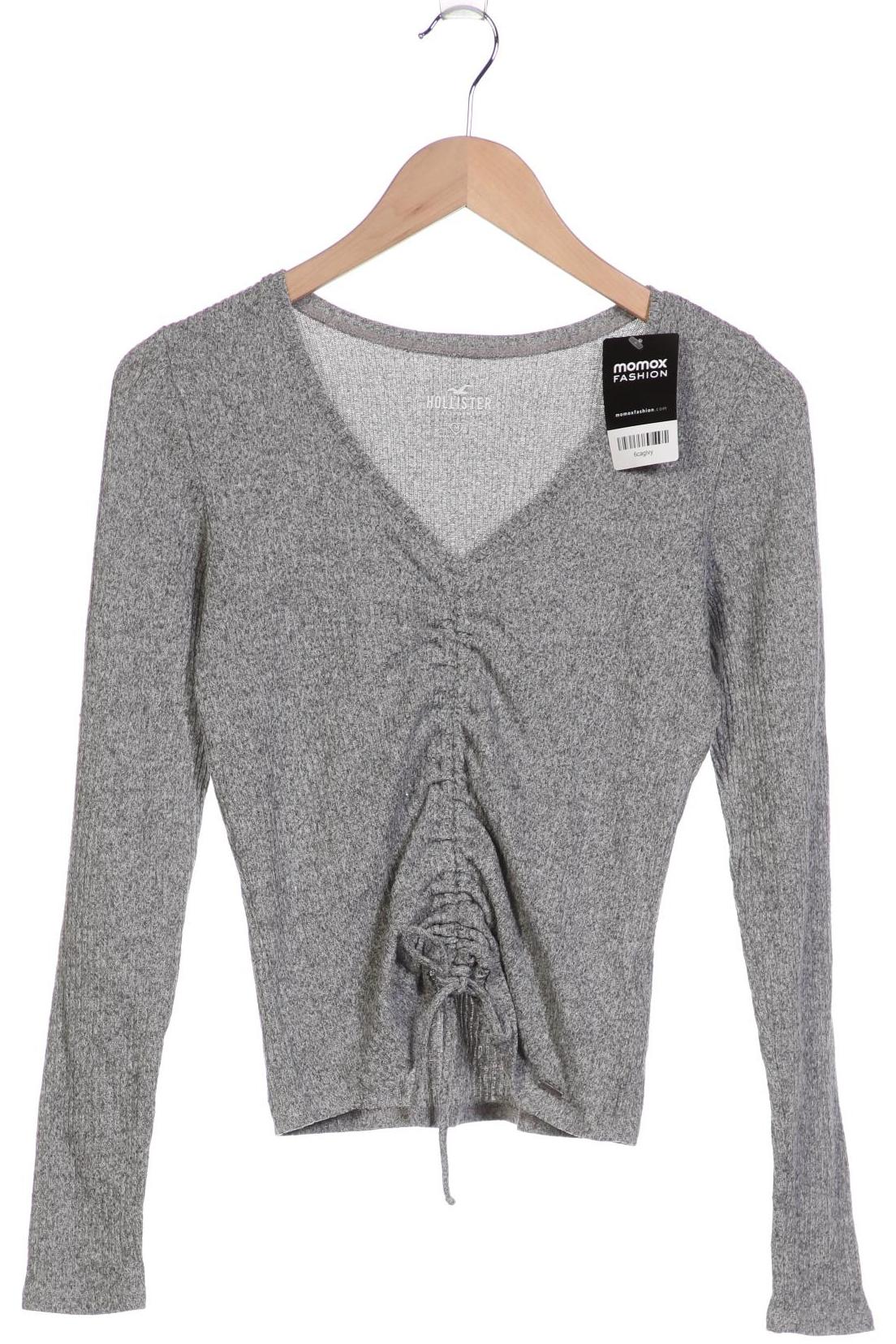 

Hollister Damen Langarmshirt, grau, Gr. 38