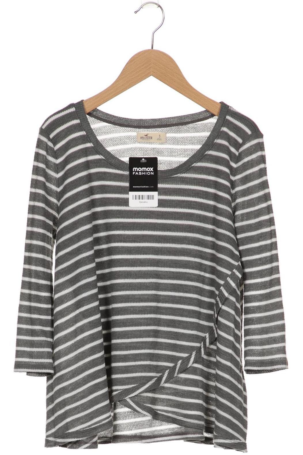 

Hollister Damen Langarmshirt, grau, Gr. 36