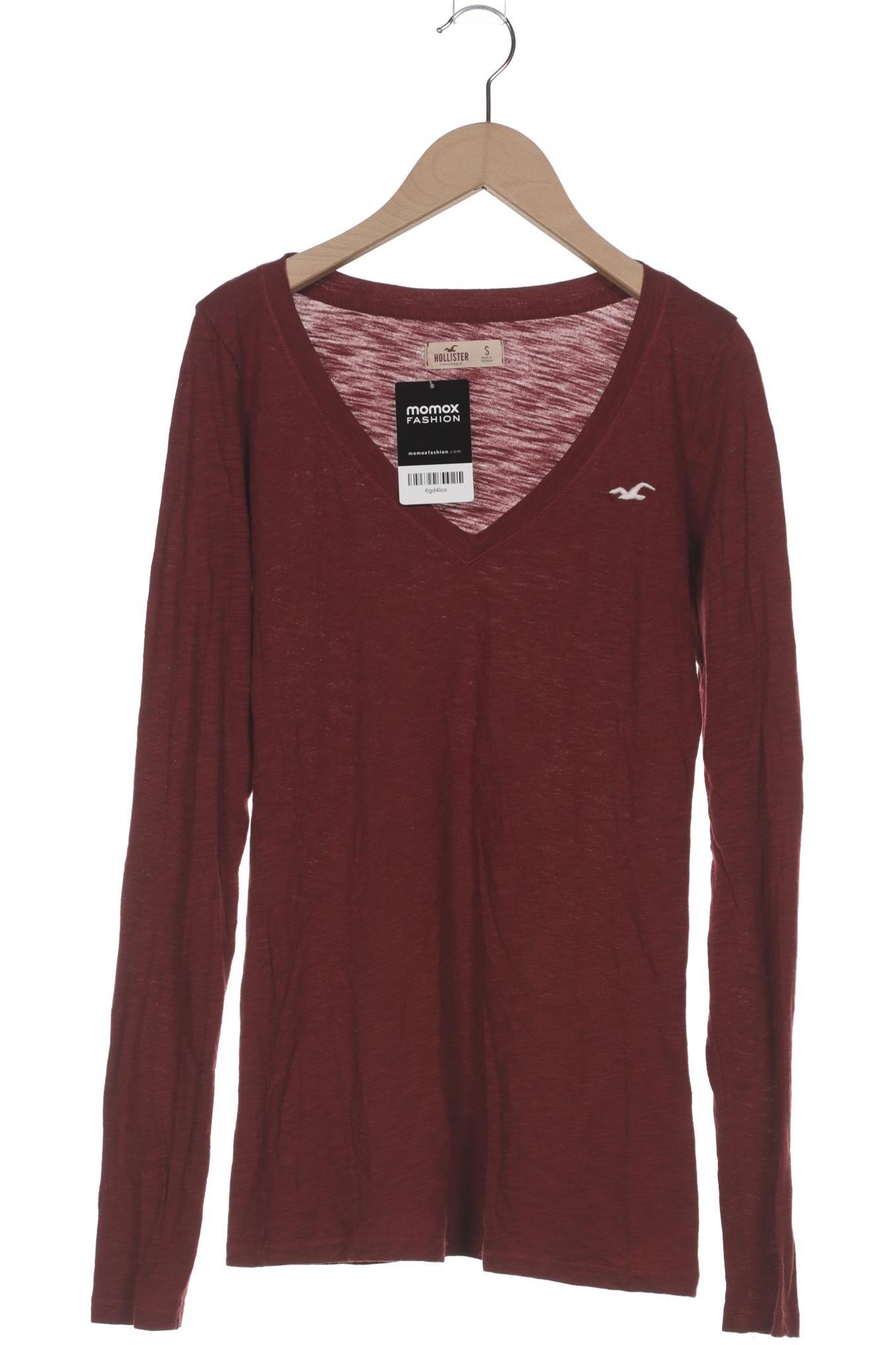 

Hollister Damen Langarmshirt, bordeaux, Gr. 36