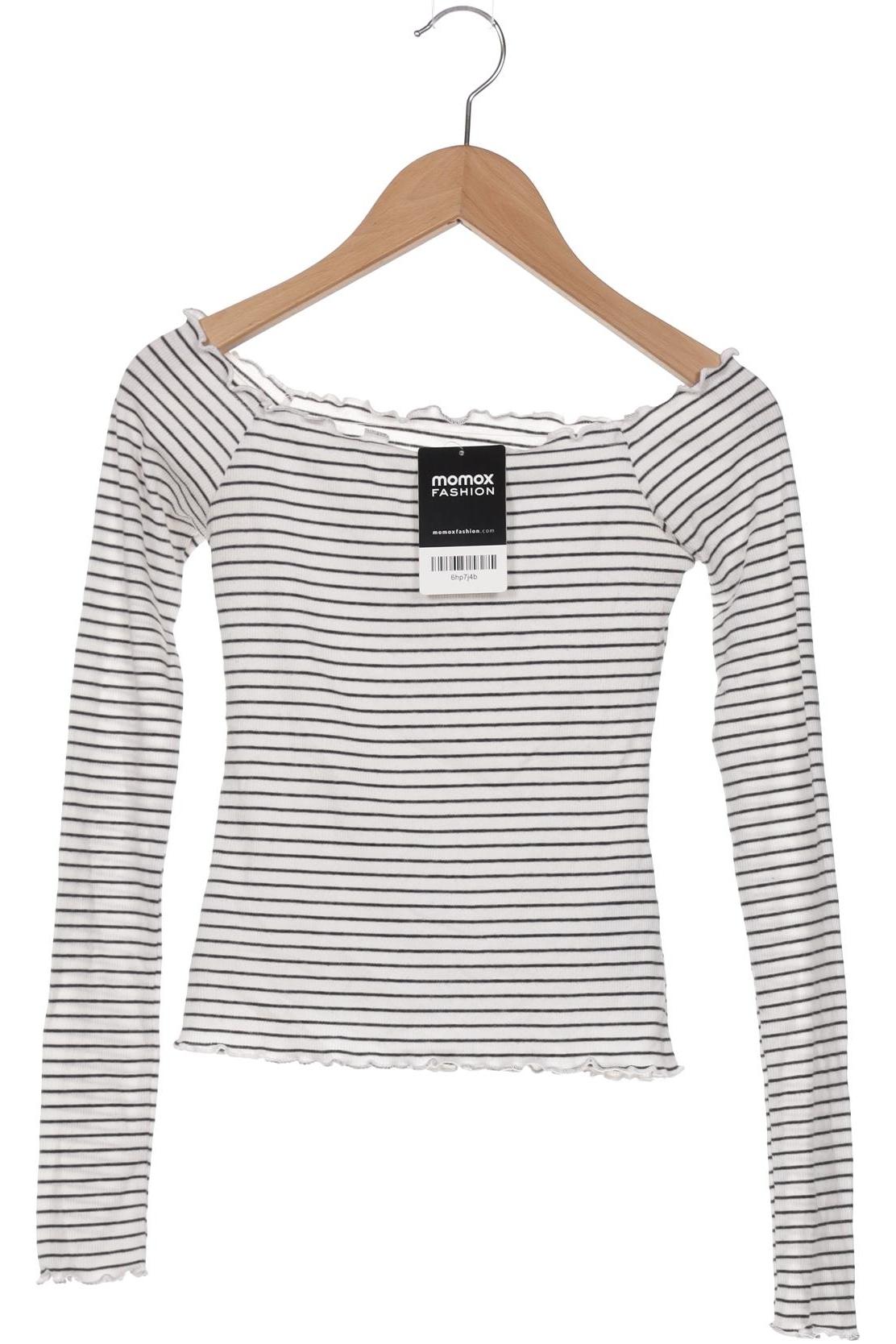 

Hollister Damen Langarmshirt, weiß, Gr. 34