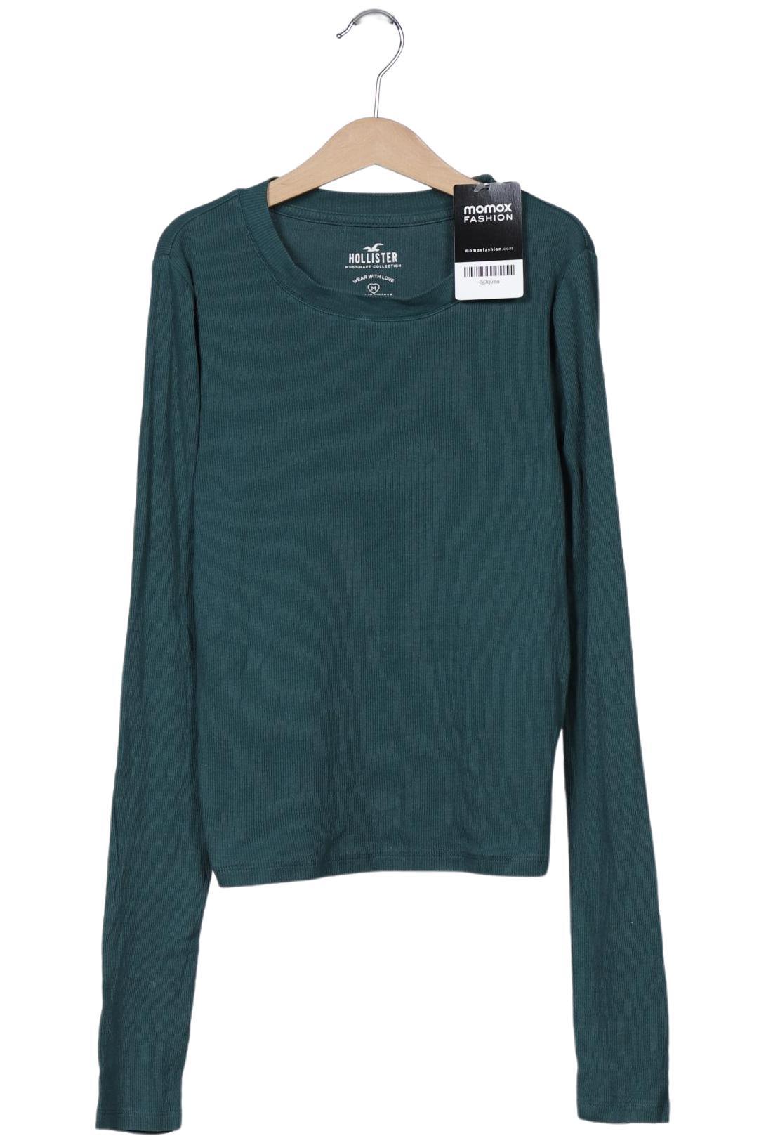 

Hollister Damen Langarmshirt, türkis, Gr. 38