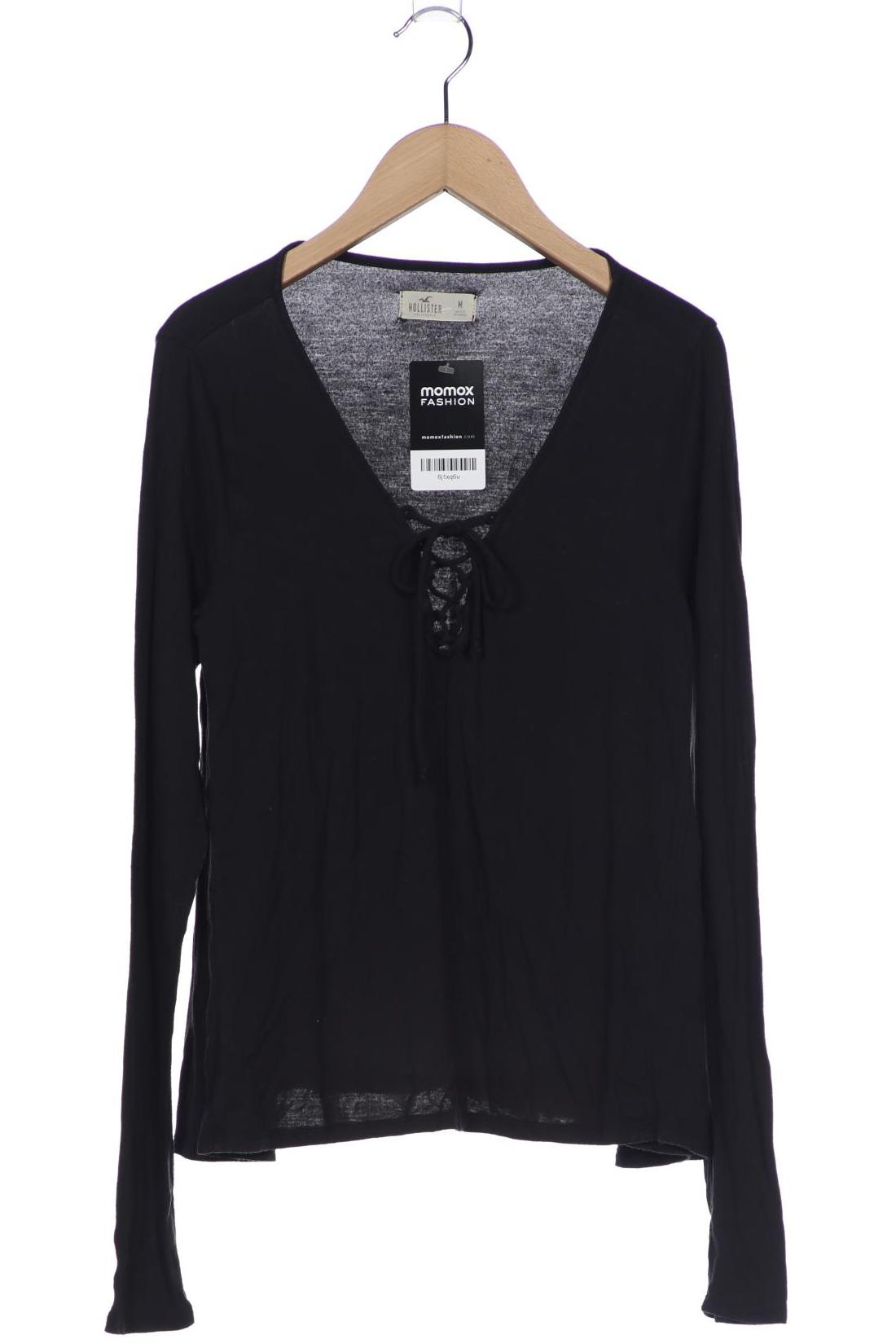 

Hollister Damen Langarmshirt, schwarz, Gr. 38