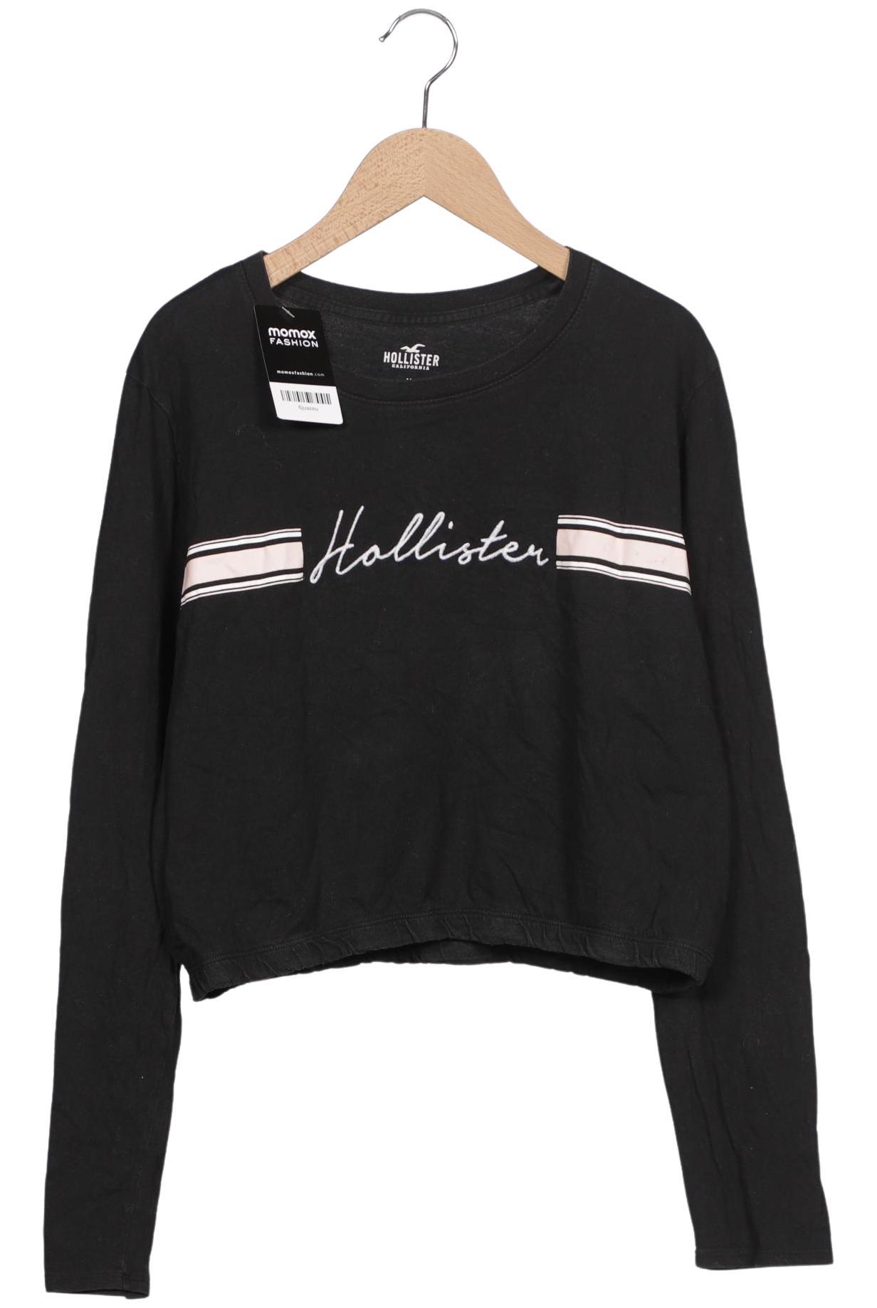 

Hollister Damen Langarmshirt, schwarz, Gr. 38