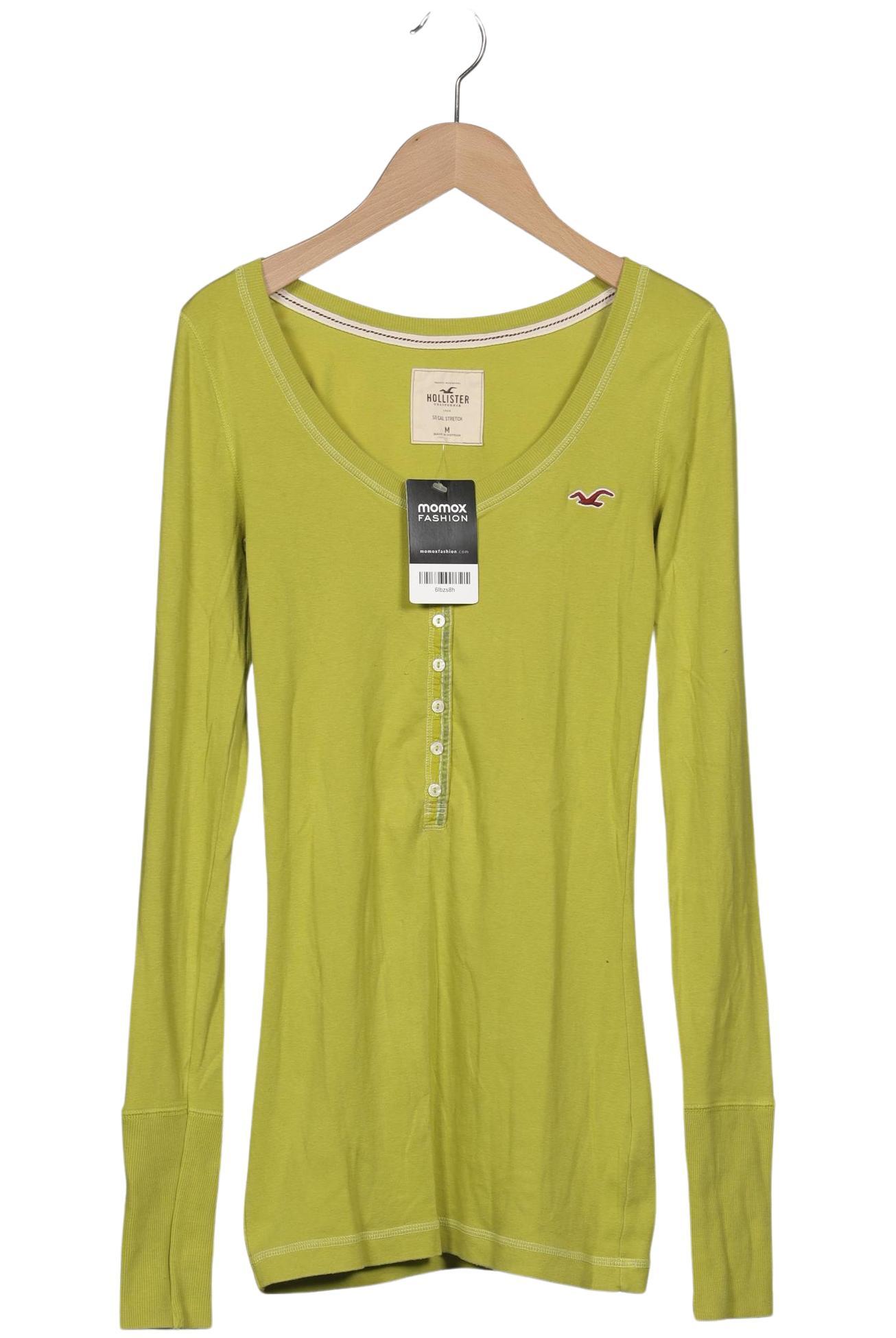 

Hollister Damen Langarmshirt, hellgrün, Gr. 38