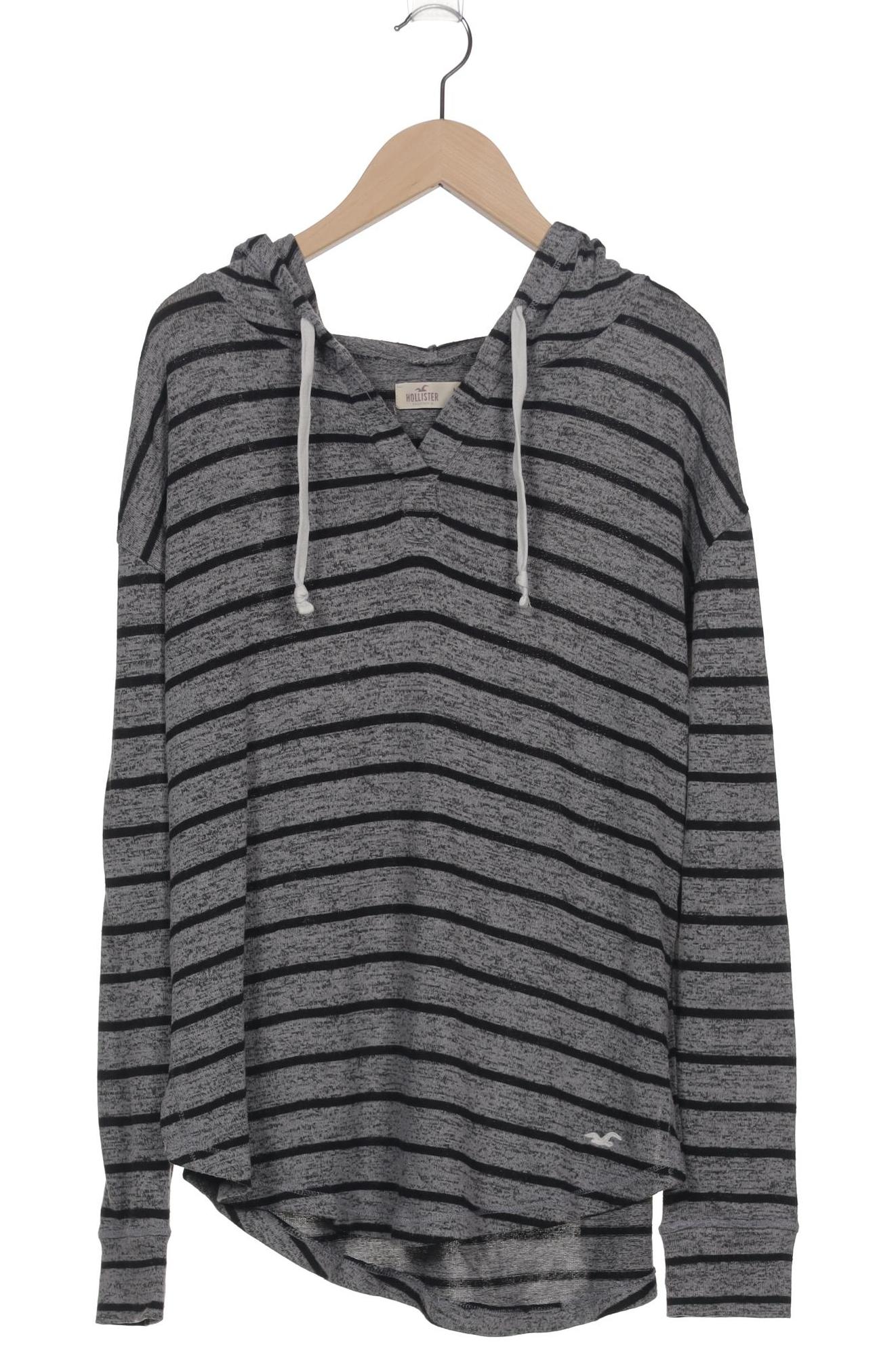 

Hollister Damen Langarmshirt, grau, Gr. 38