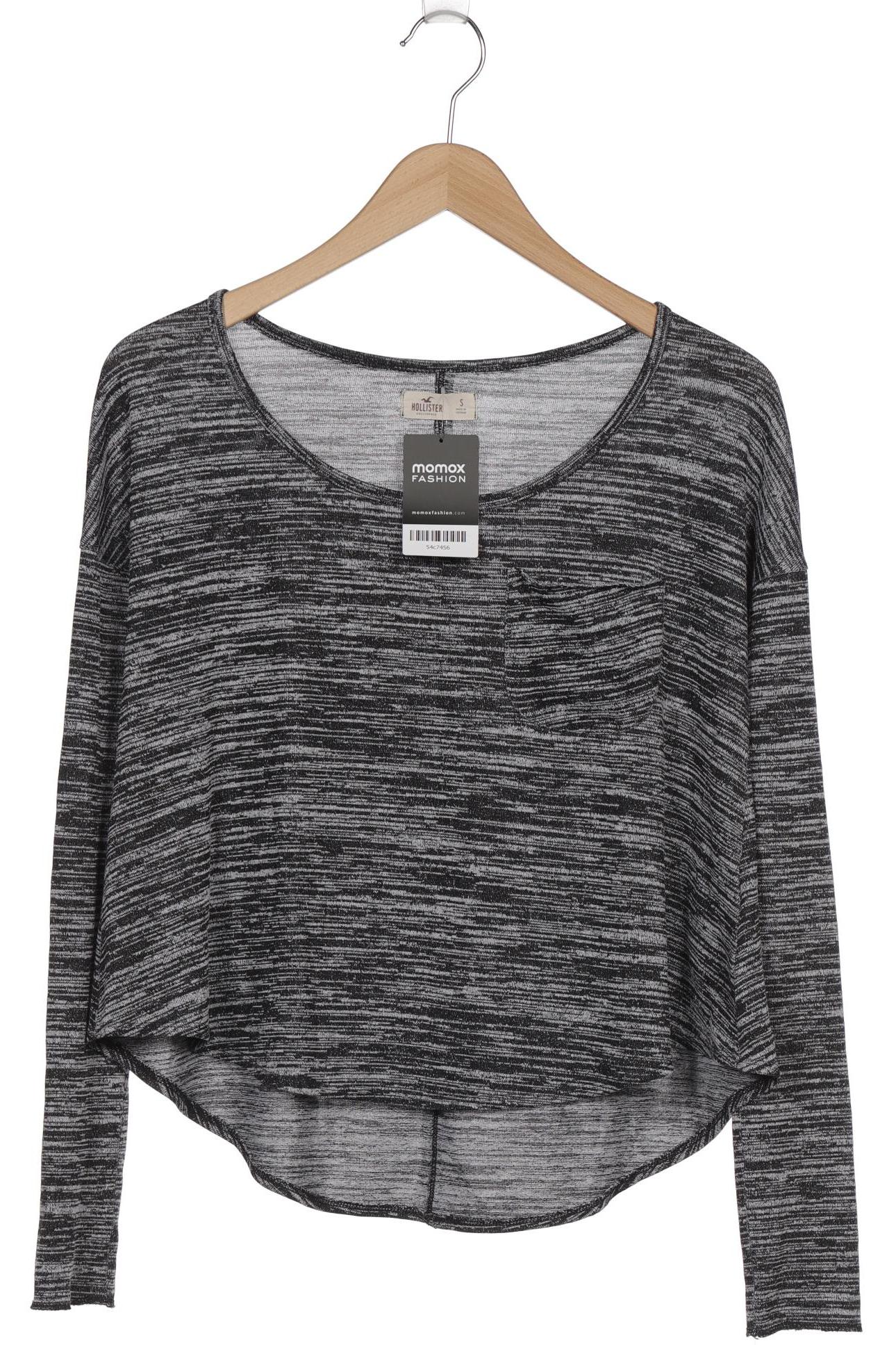 

Hollister Damen Langarmshirt, grau, Gr. 36