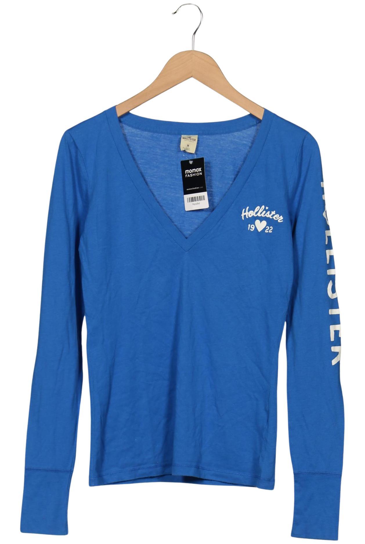 

Hollister Damen Langarmshirt, blau, Gr. 38