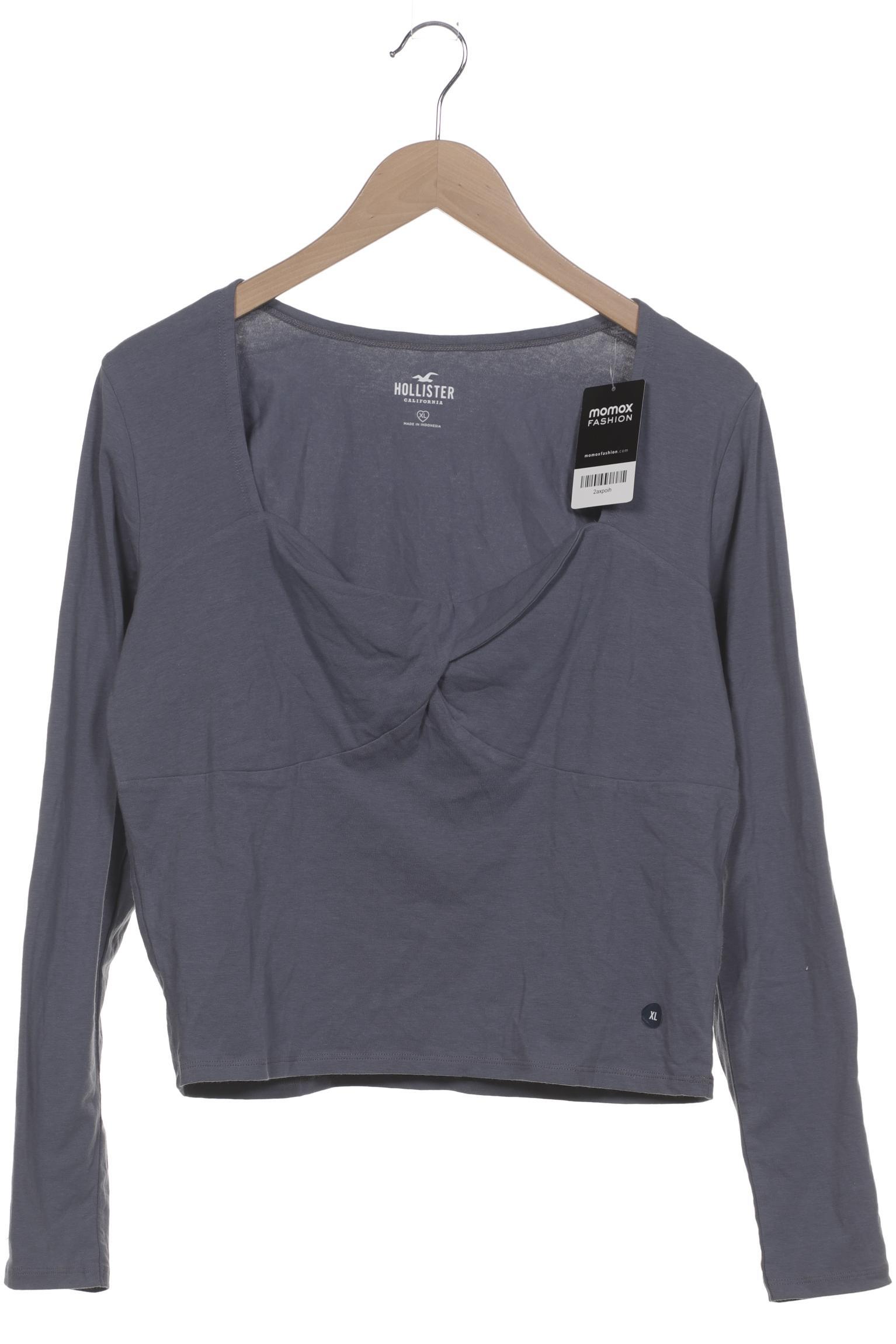 

Hollister Damen Langarmshirt, blau, Gr. 44