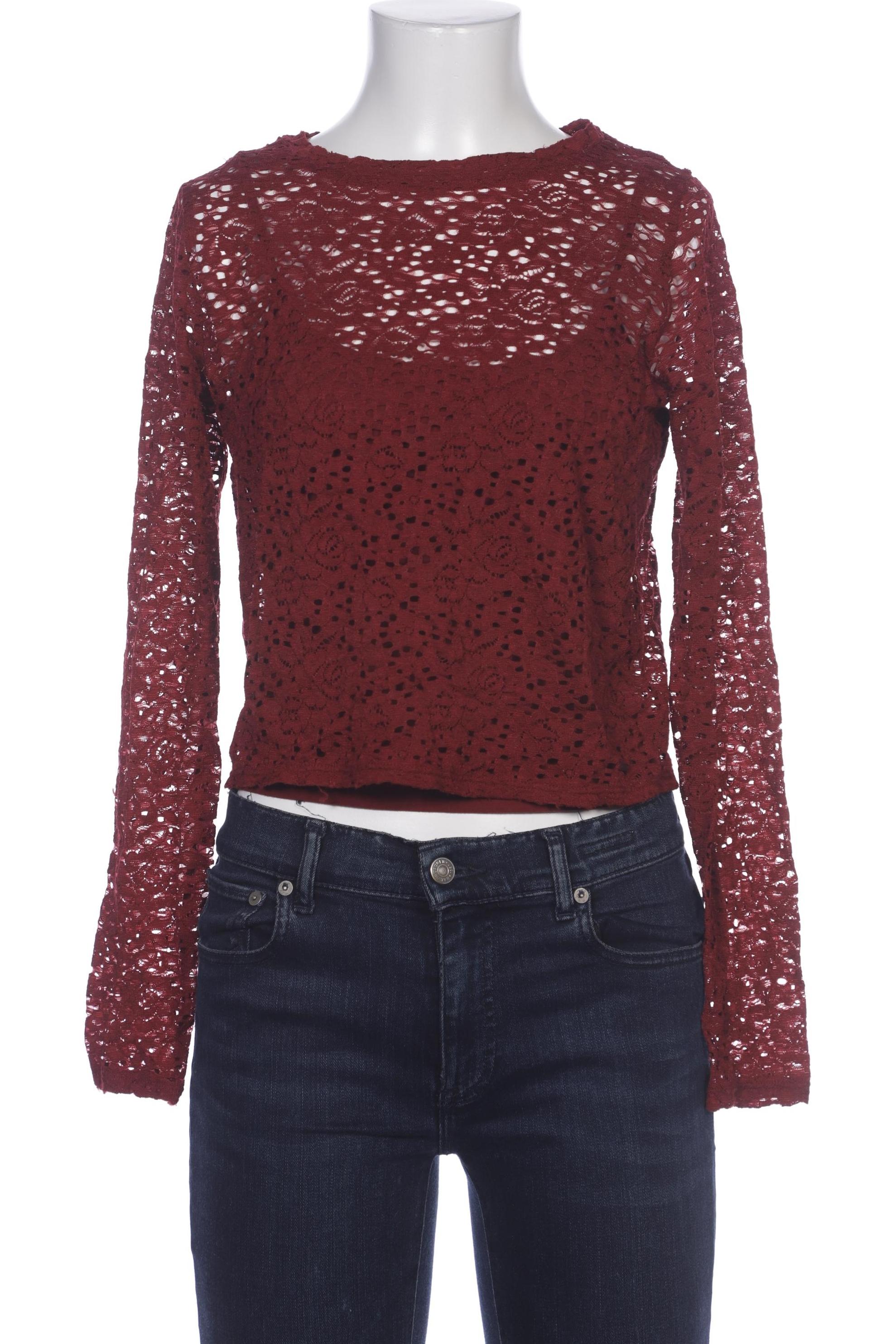 

Hollister Damen Langarmshirt, bordeaux, Gr. 38