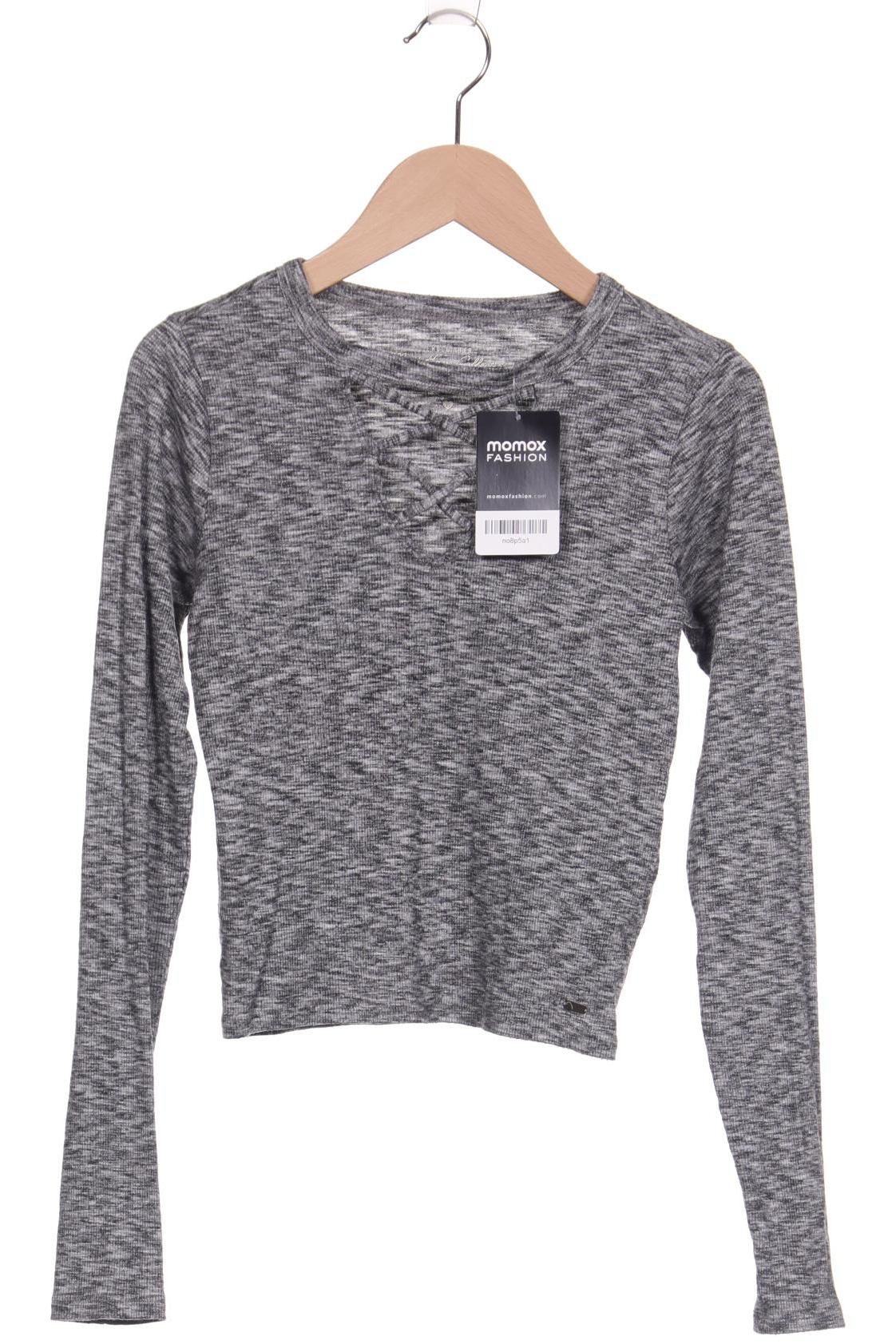 

Hollister Damen Langarmshirt, grau, Gr. 34