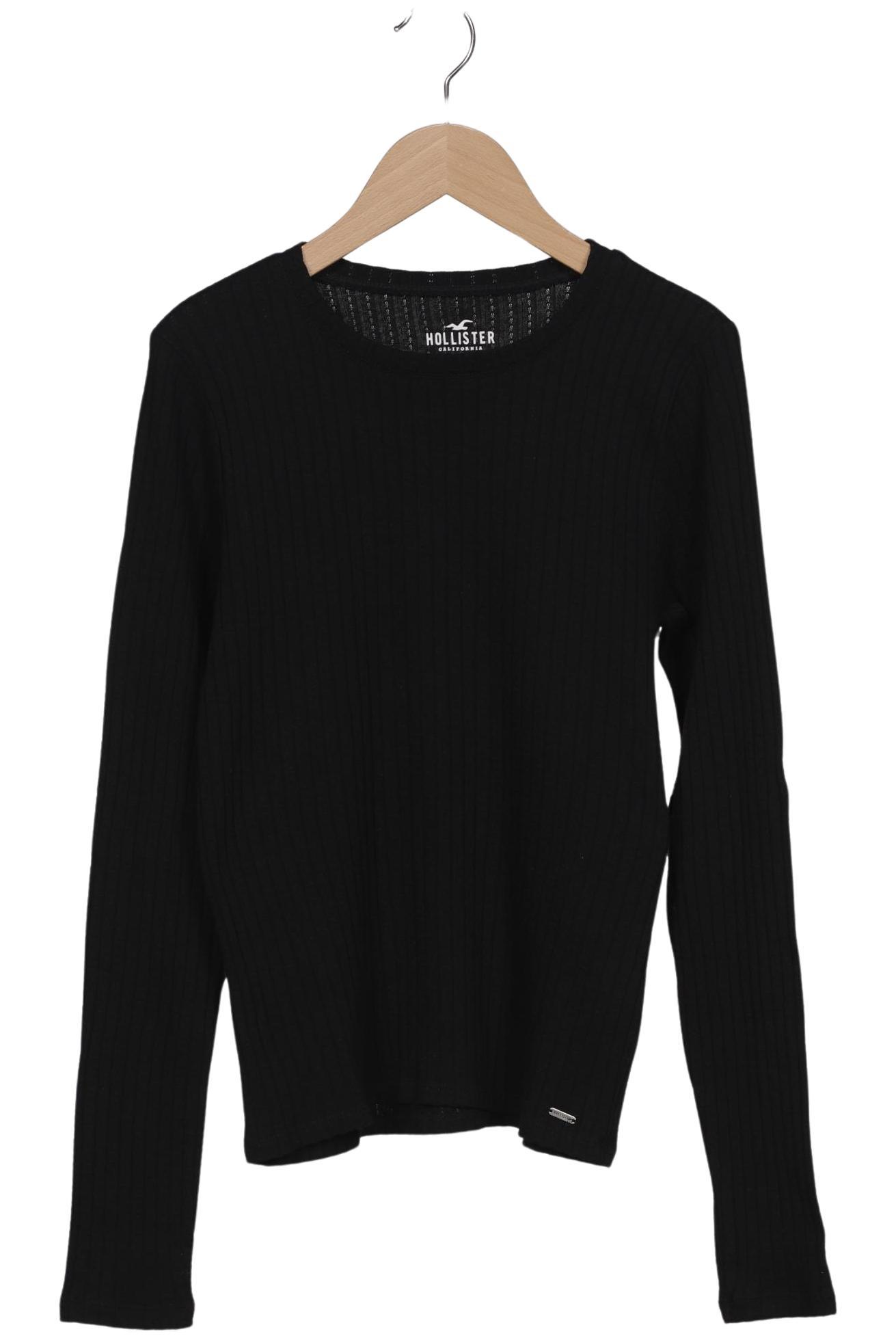 

Hollister Damen Langarmshirt, schwarz, Gr. 42