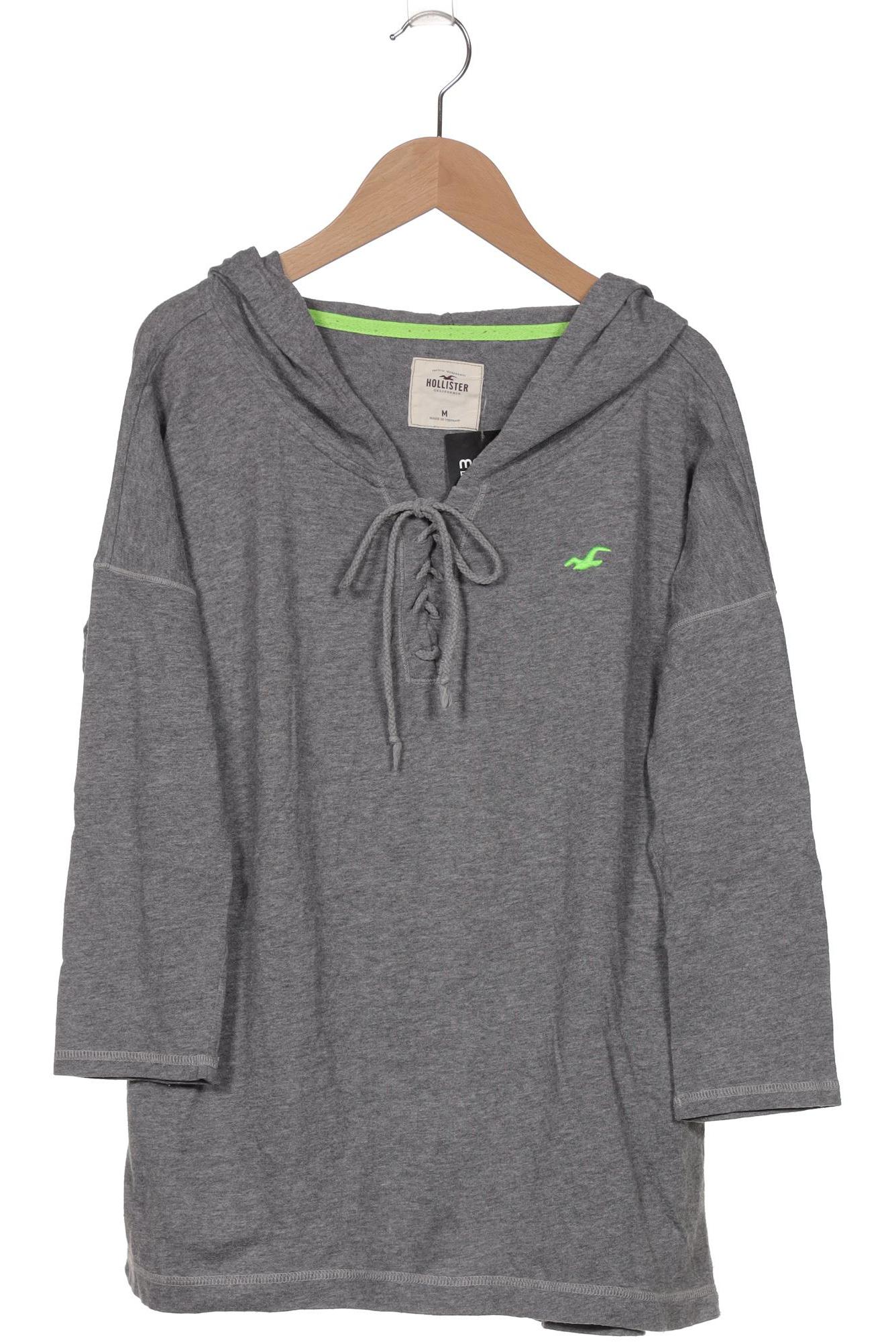 

Hollister Damen Langarmshirt, grau, Gr. 38