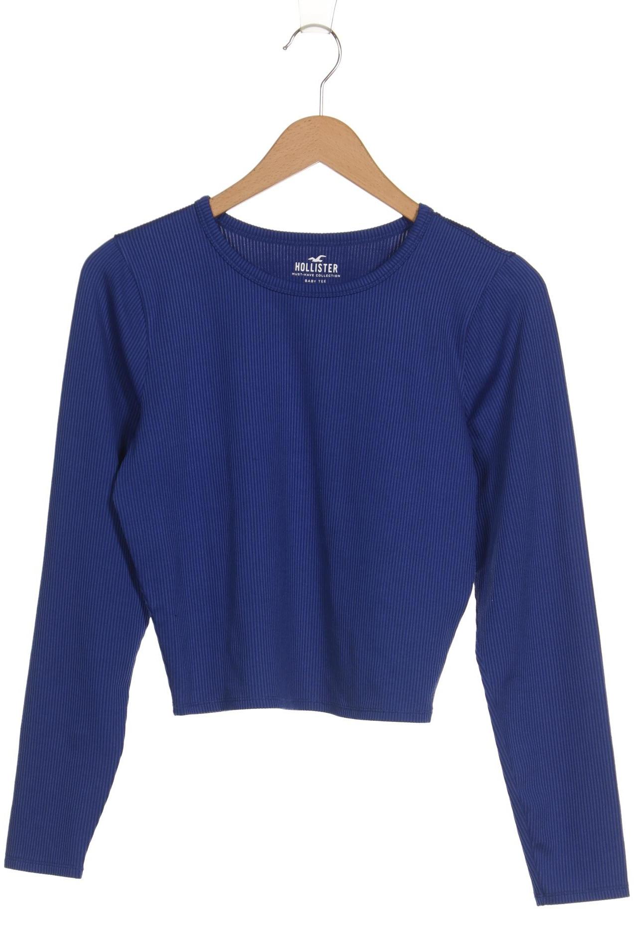 

Hollister Damen Langarmshirt, blau, Gr. 42