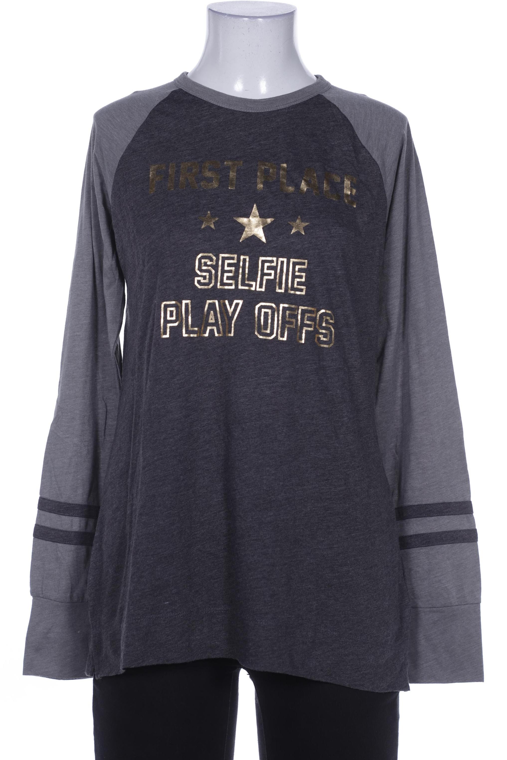 

Hollister Damen Langarmshirt, grau, Gr. 36