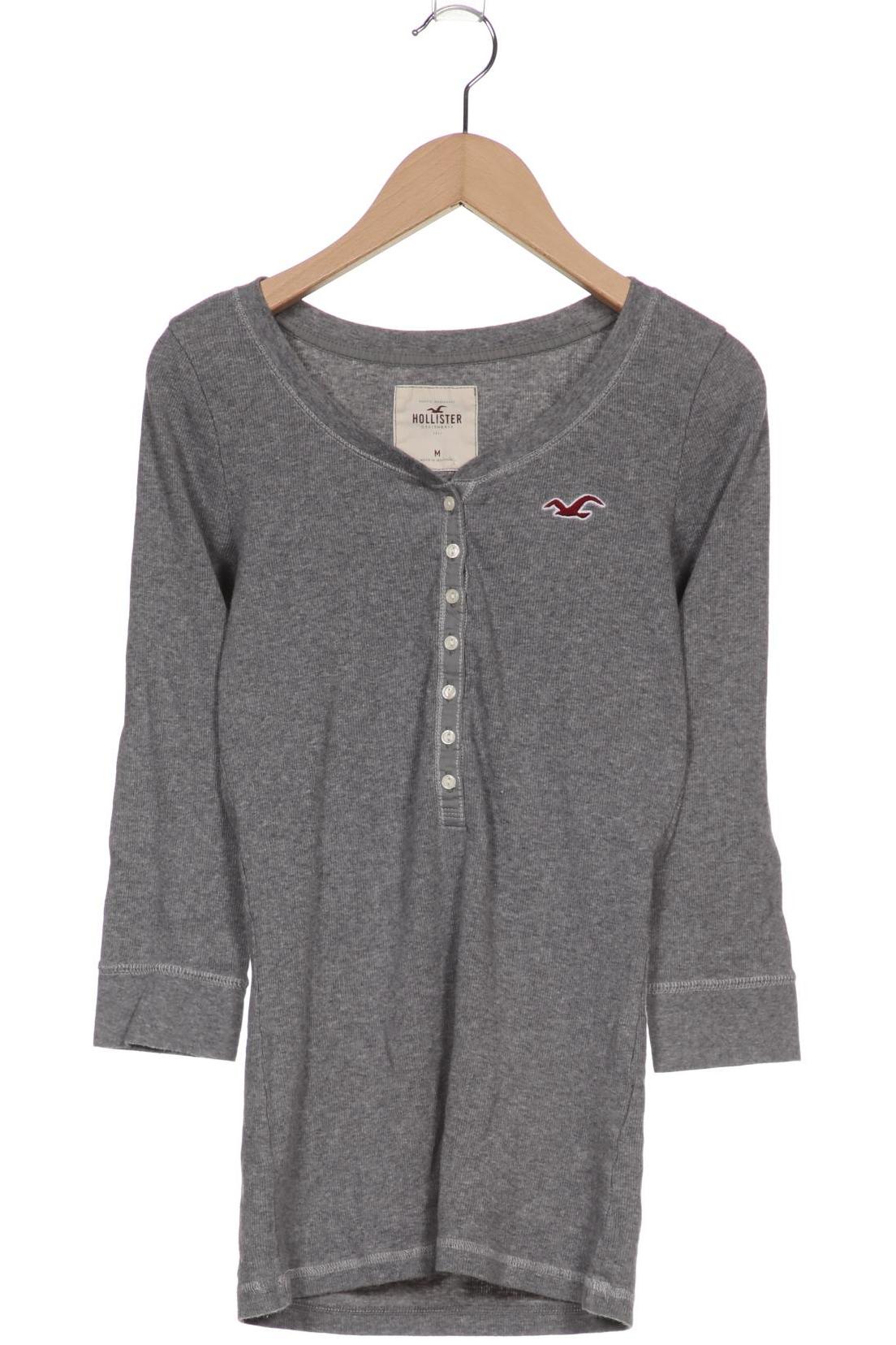 

Hollister Damen Langarmshirt, grau