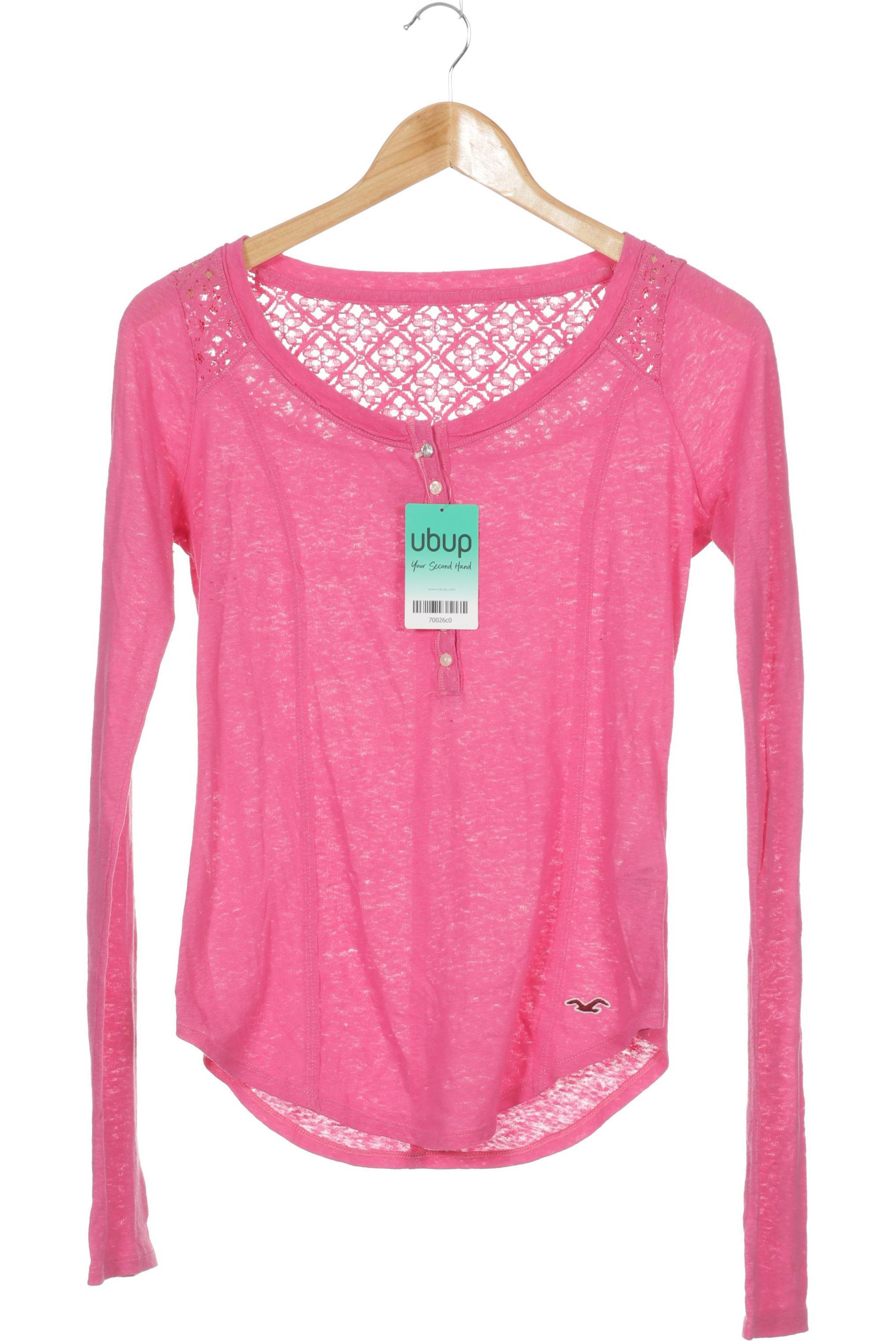 

Hollister Damen Langarmshirt, pink, Gr.