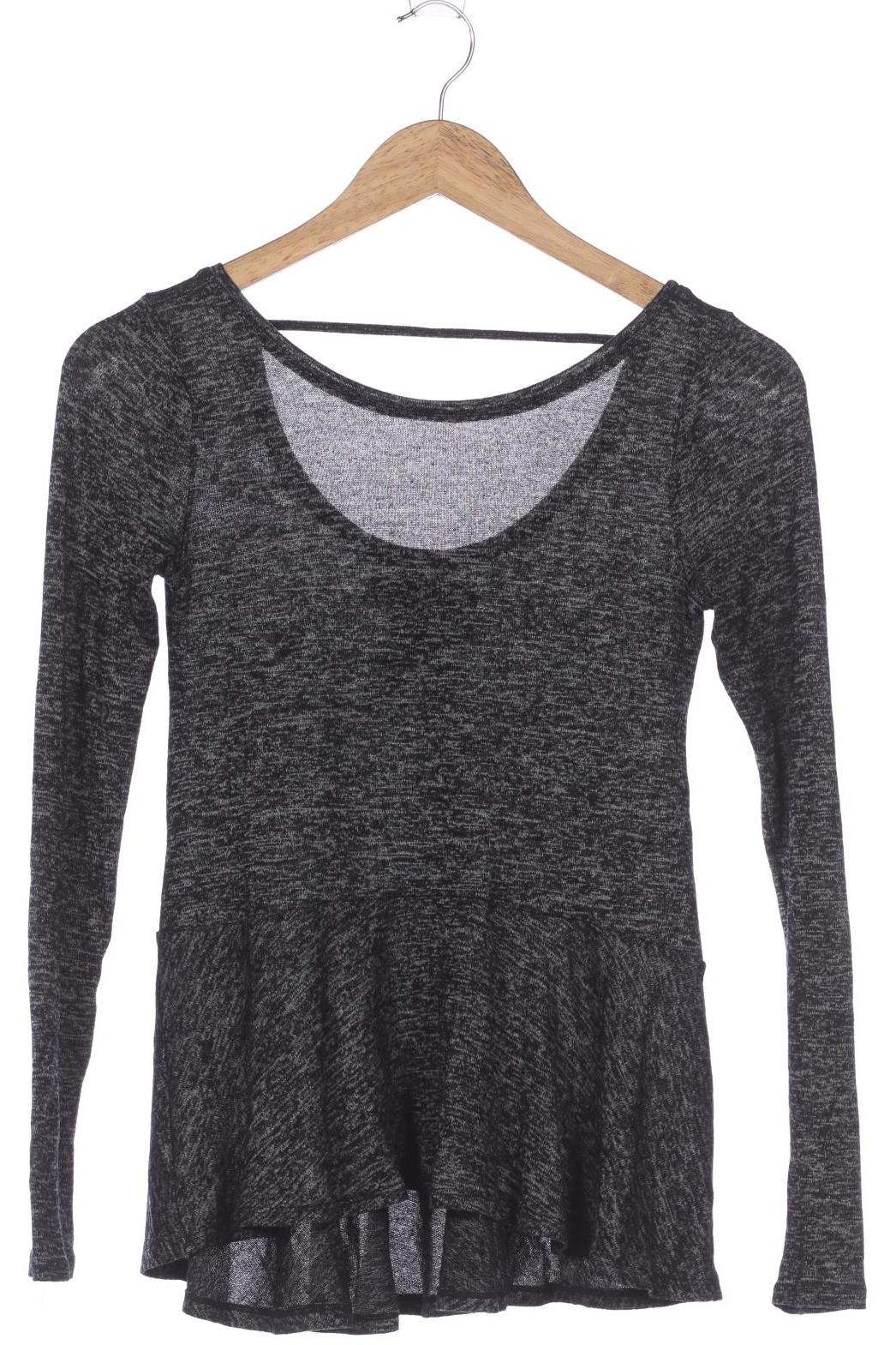 

Hollister Damen Langarmshirt, grau