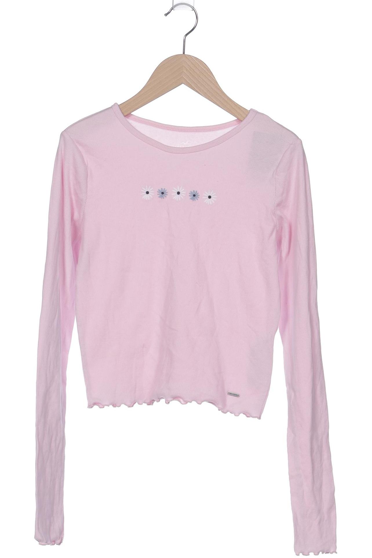 

Hollister Damen Langarmshirt, pink, Gr. 38