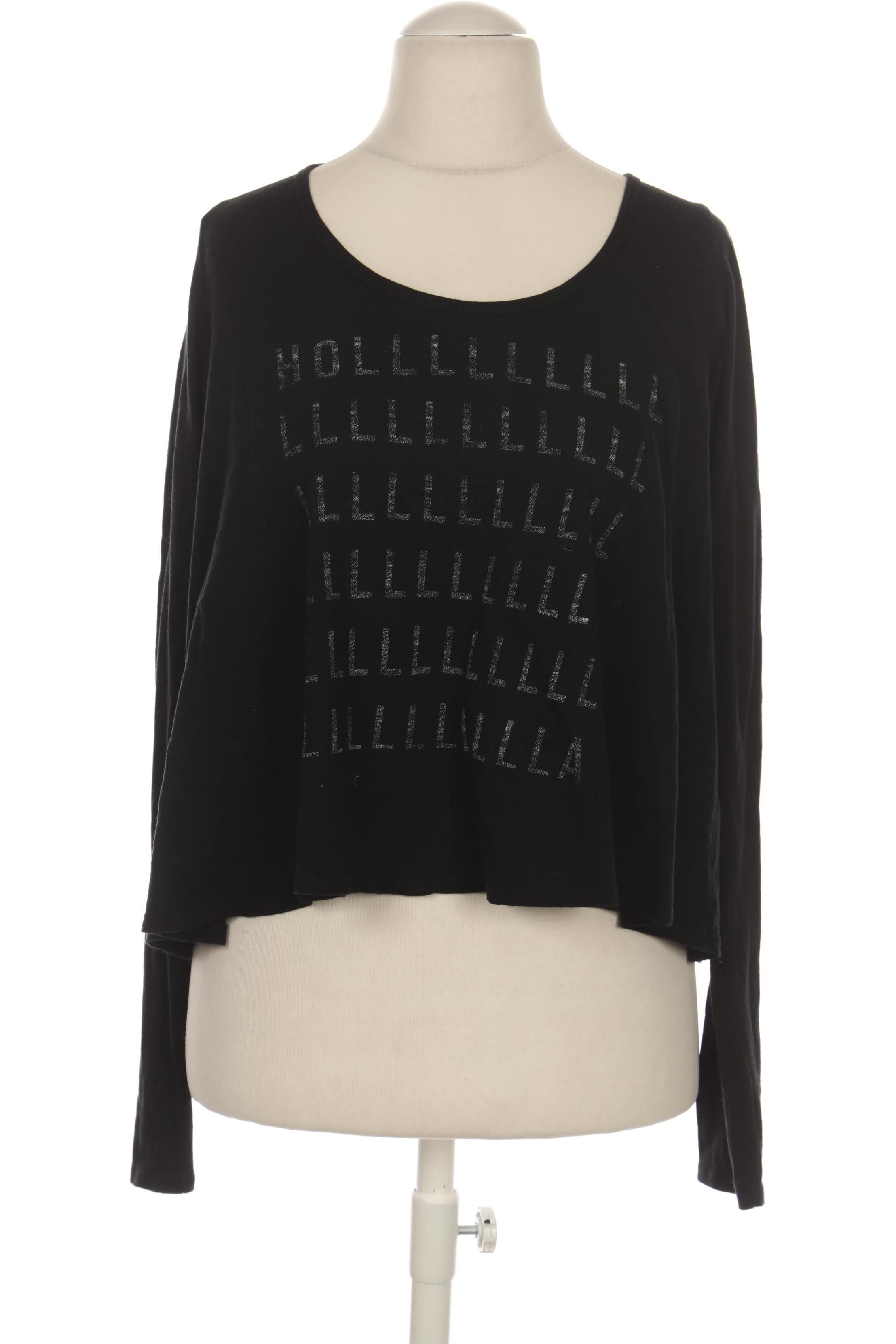 

Hollister Damen Langarmshirt, schwarz, Gr.