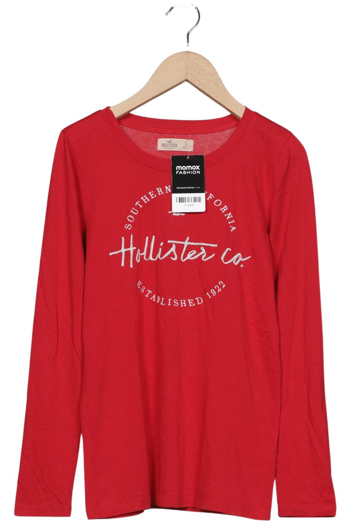 

Hollister Damen Langarmshirt, rot, Gr. 36