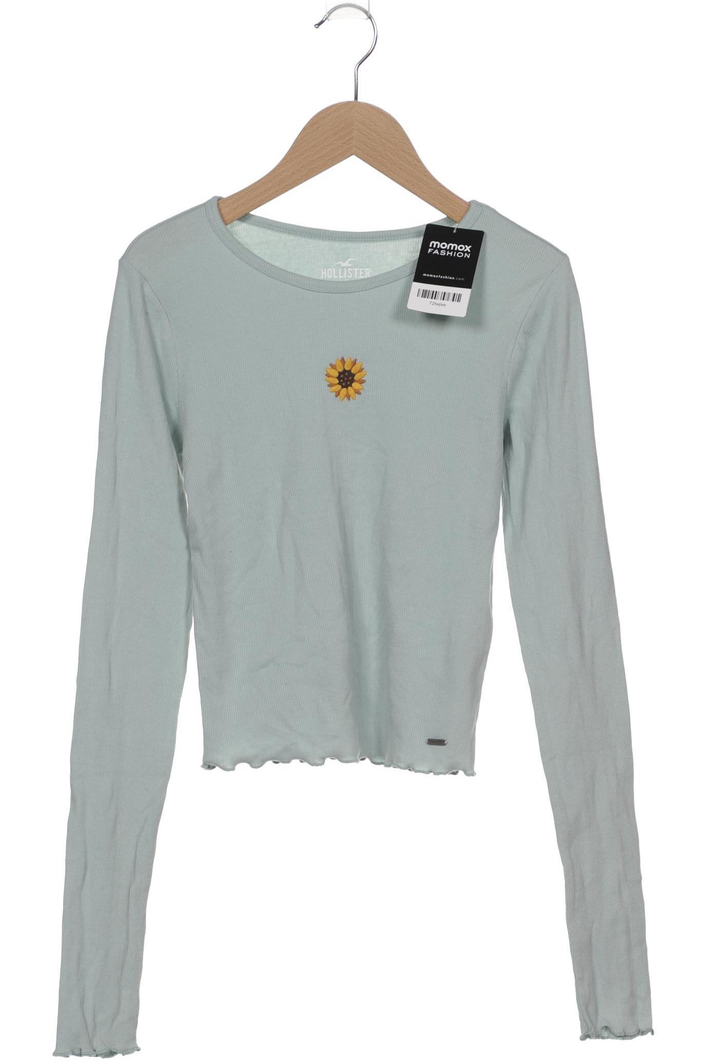 

Hollister Damen Langarmshirt, türkis, Gr. 38