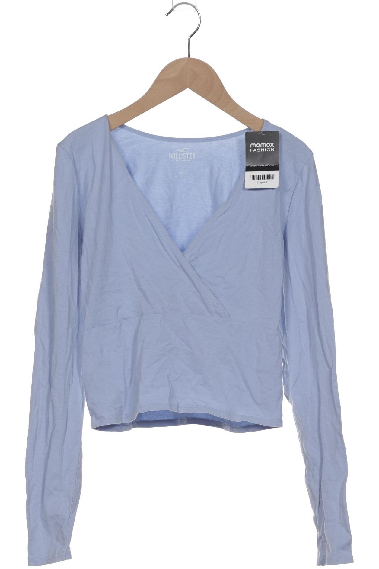 

Hollister Damen Langarmshirt, blau, Gr. 42