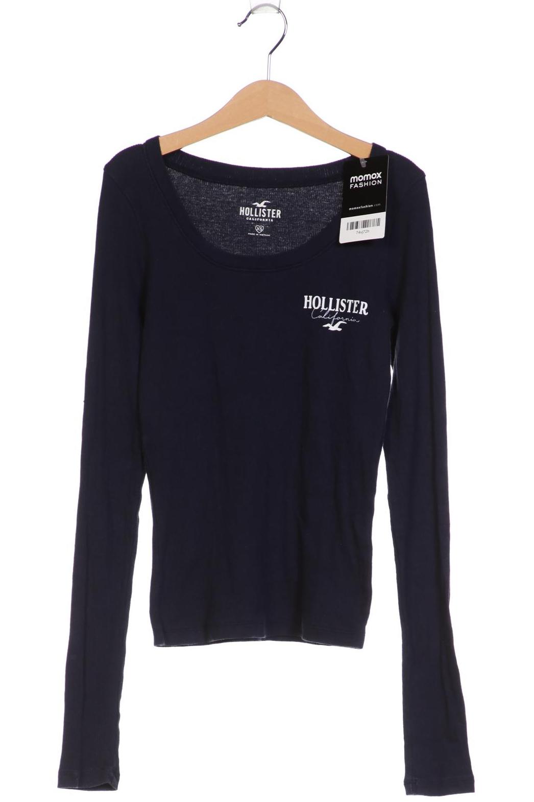 

Hollister Damen Langarmshirt, marineblau, Gr. 34
