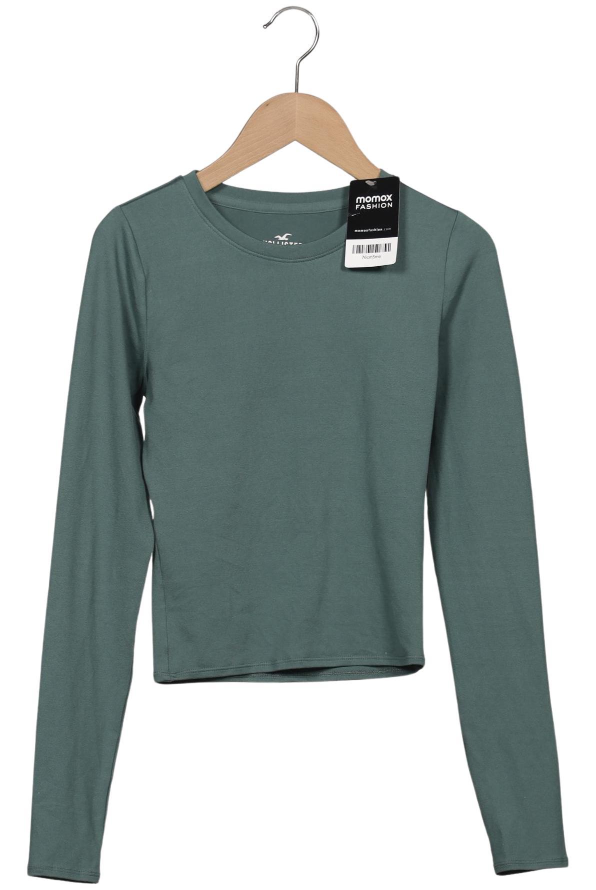 

Hollister Damen Langarmshirt, grün, Gr. 34