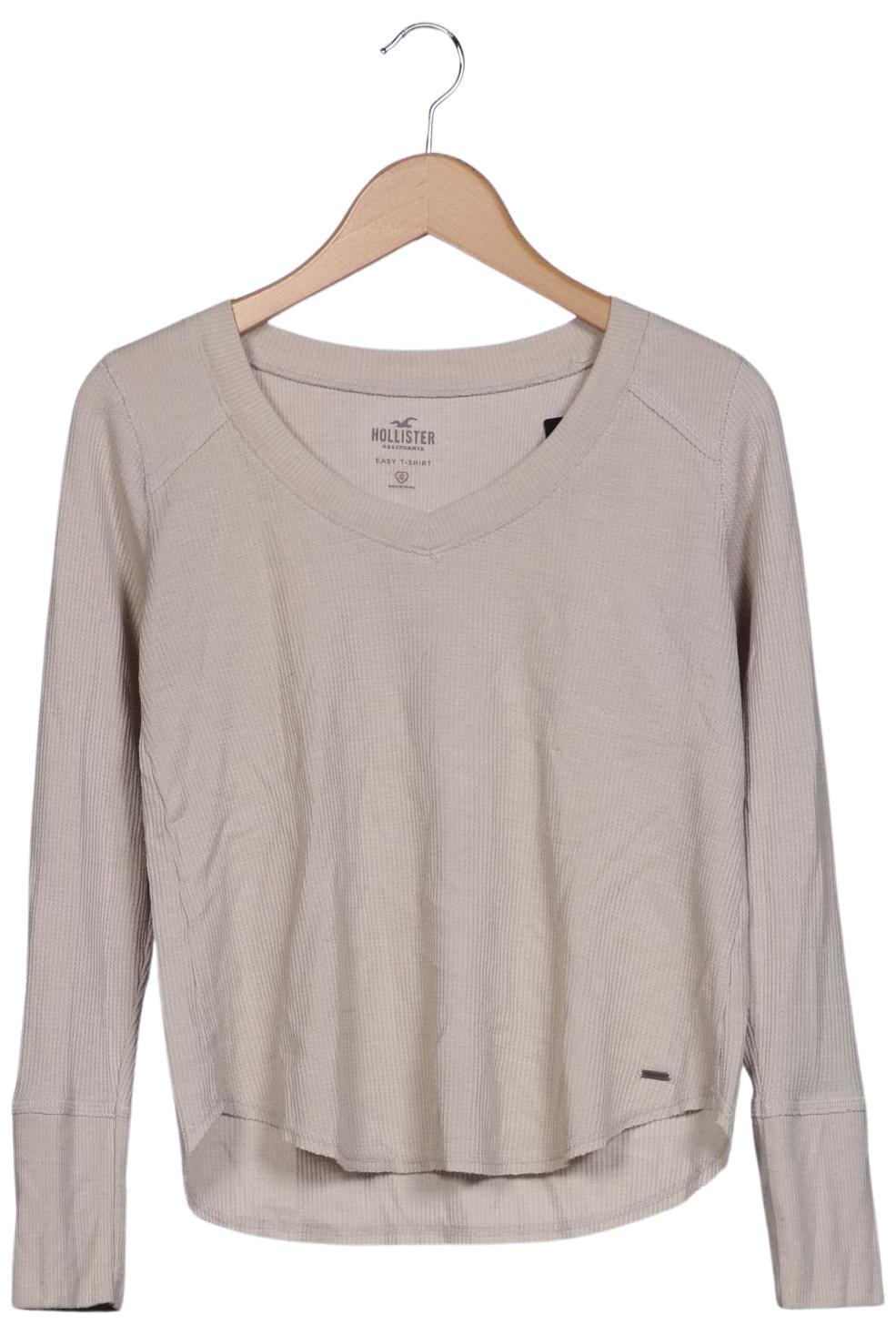 

Hollister Damen Langarmshirt, beige, Gr. 36