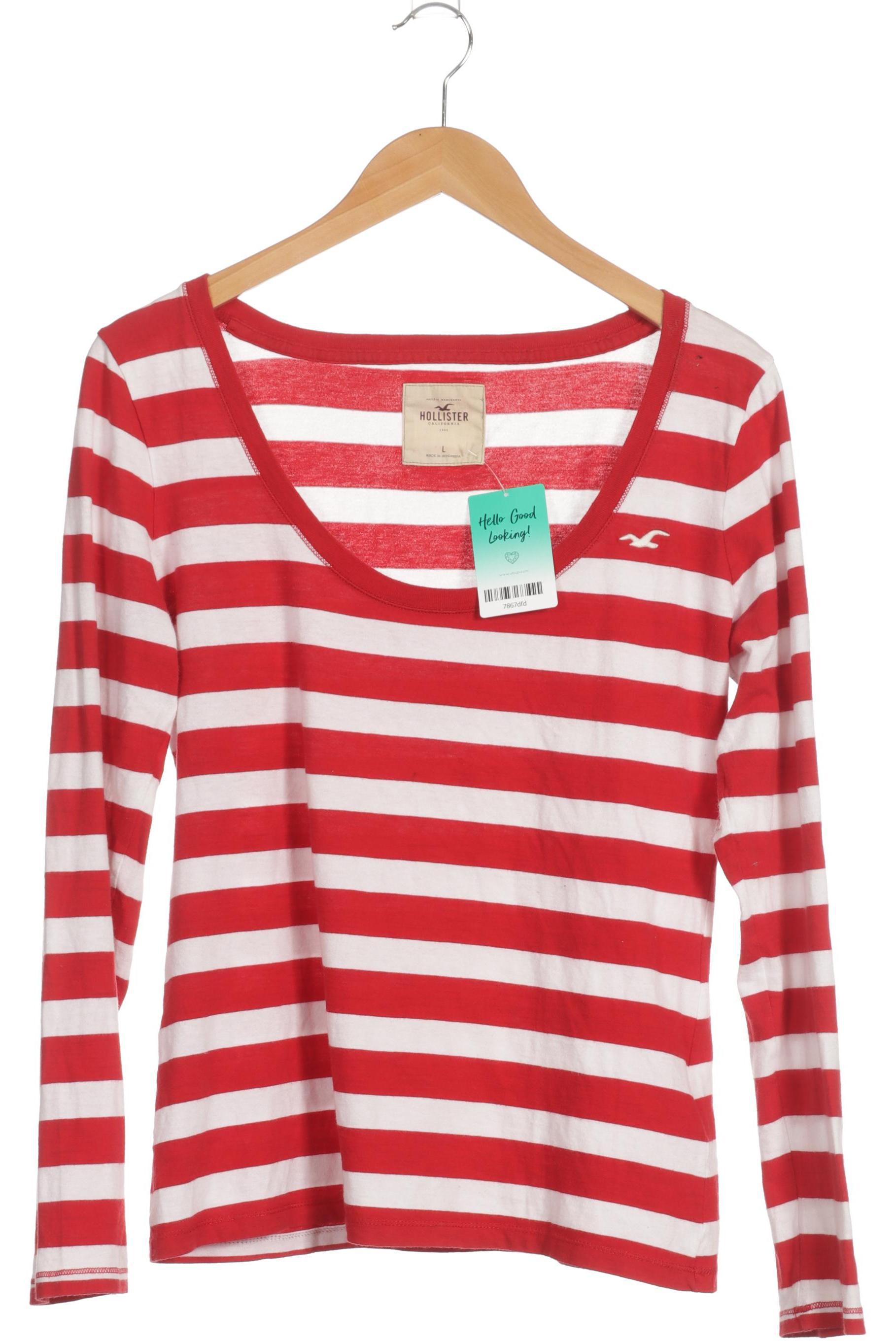 

Hollister Damen Langarmshirt, rot, Gr.