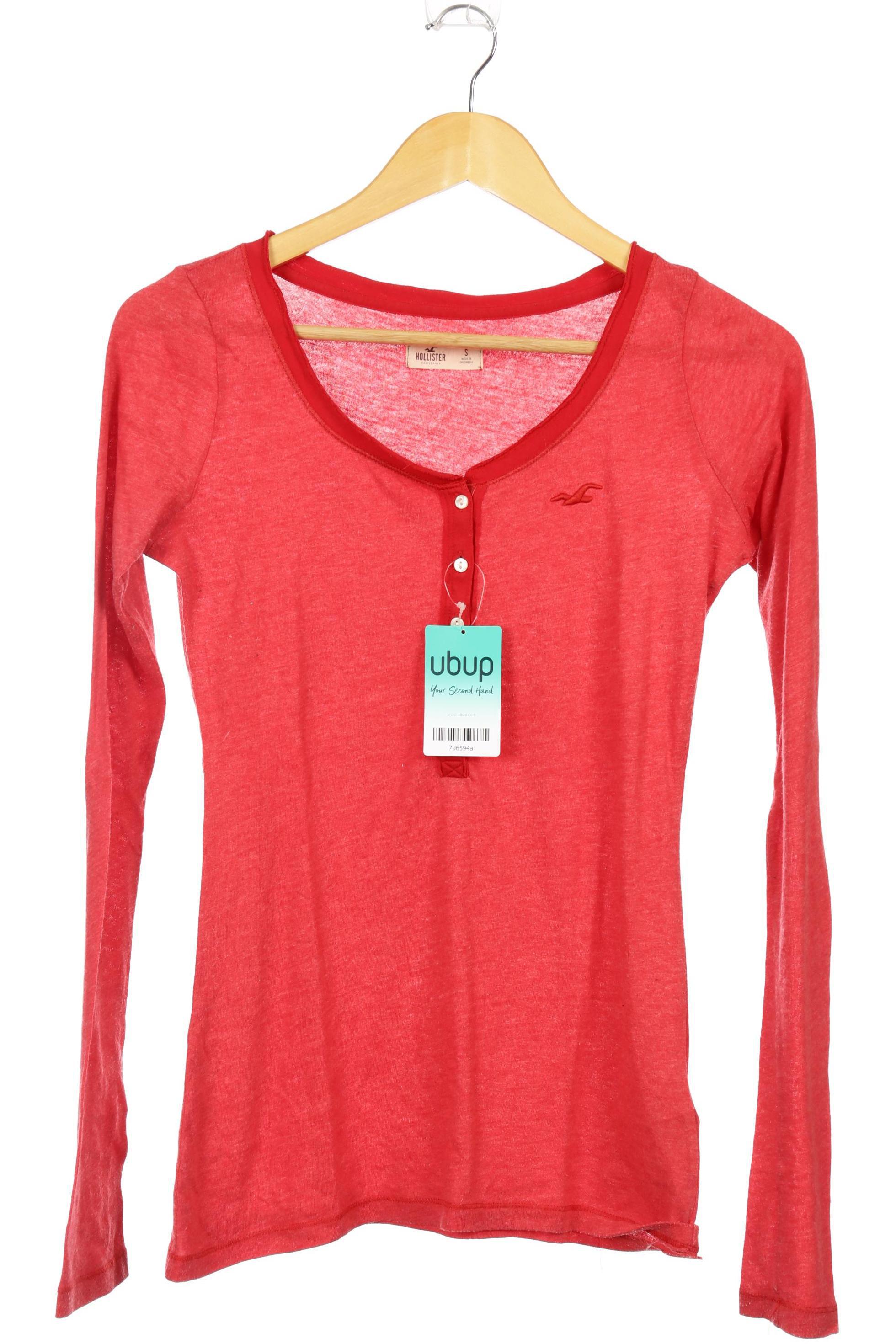 

Hollister Damen Langarmshirt, rot, Gr.