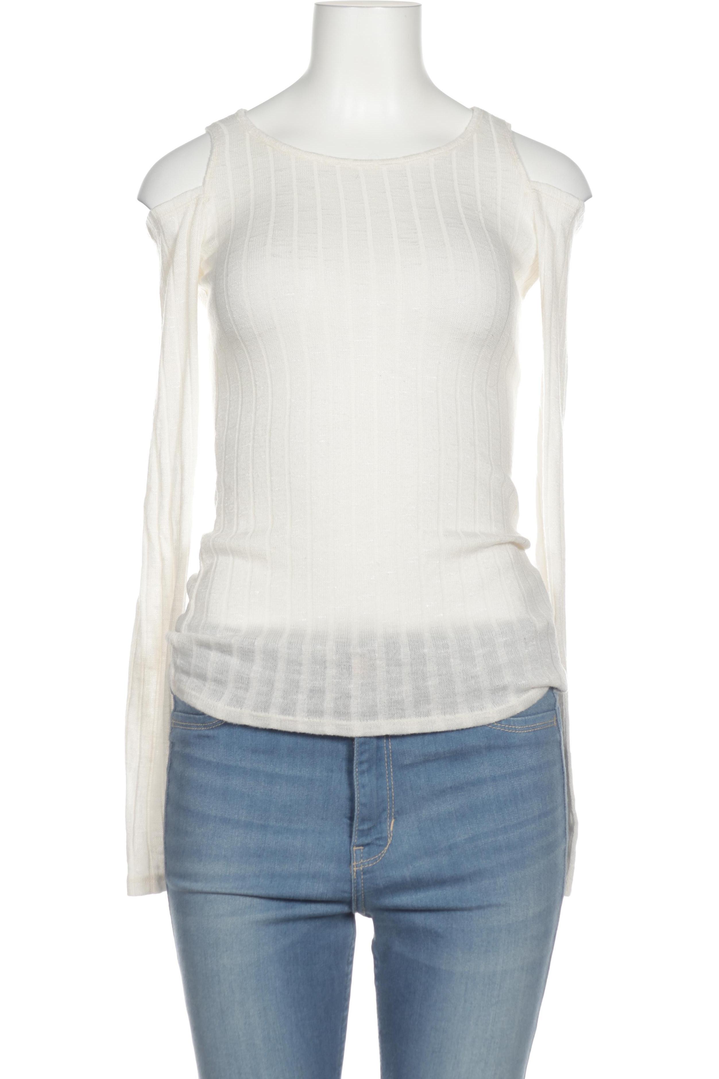 

Hollister Damen Langarmshirt, weiß, Gr.