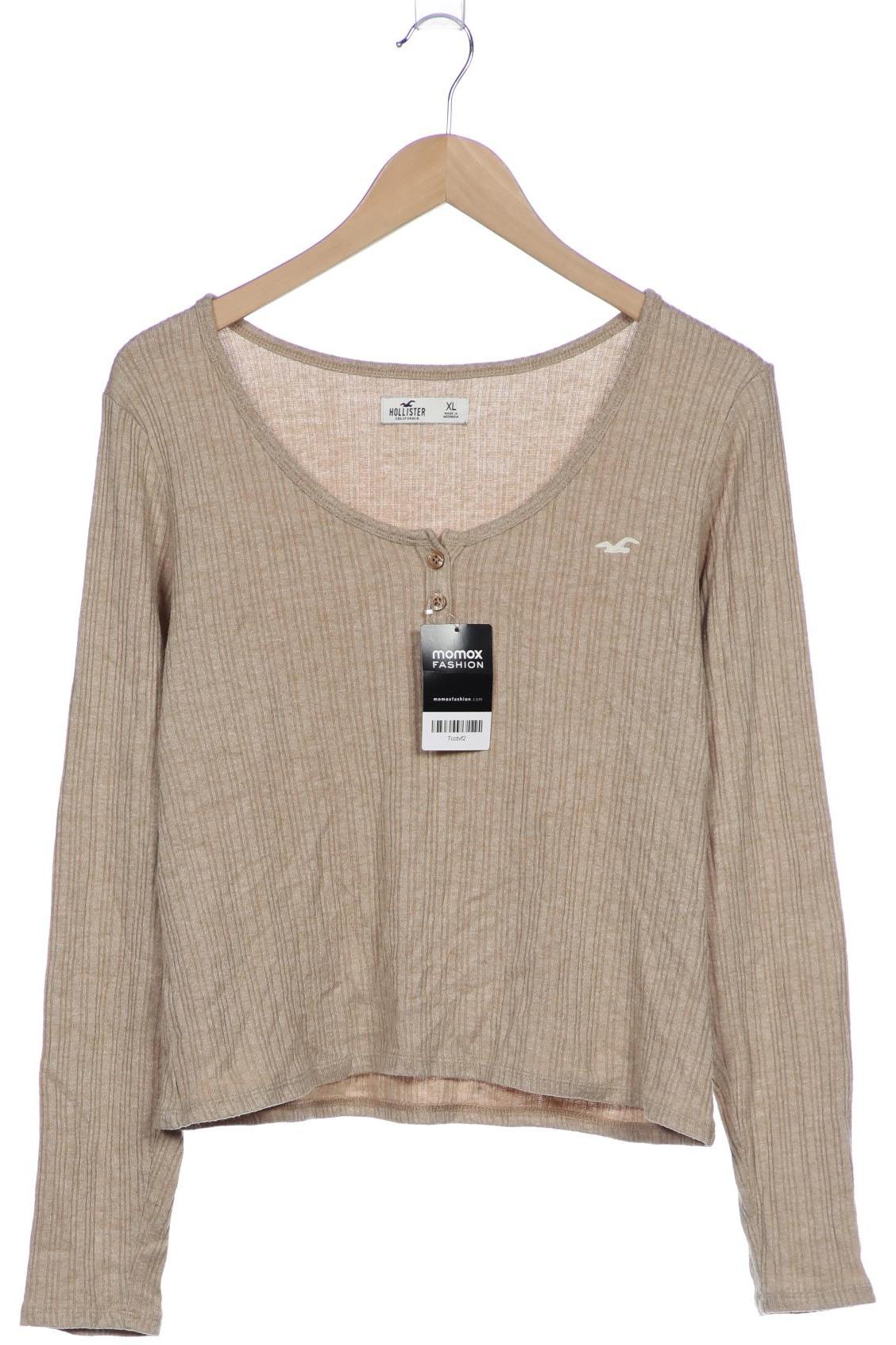 

Hollister Damen Langarmshirt, beige, Gr. 44