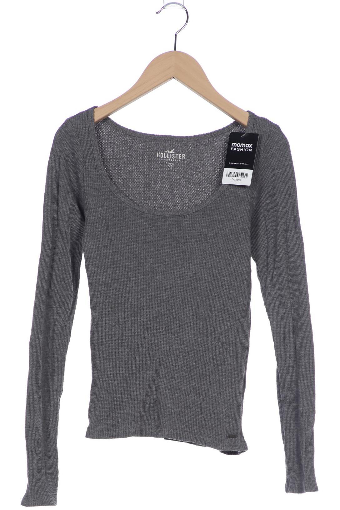 

Hollister Damen Langarmshirt, grau, Gr. 36