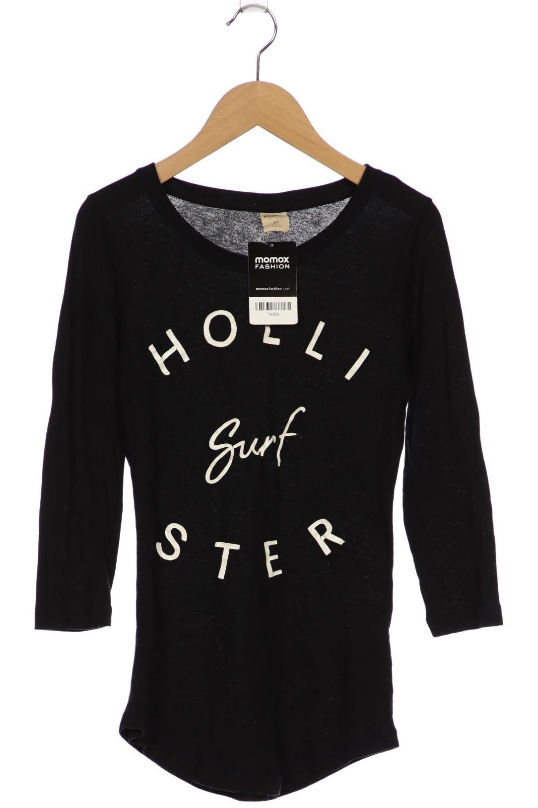 

Hollister Damen Langarmshirt, marineblau, Gr. 34