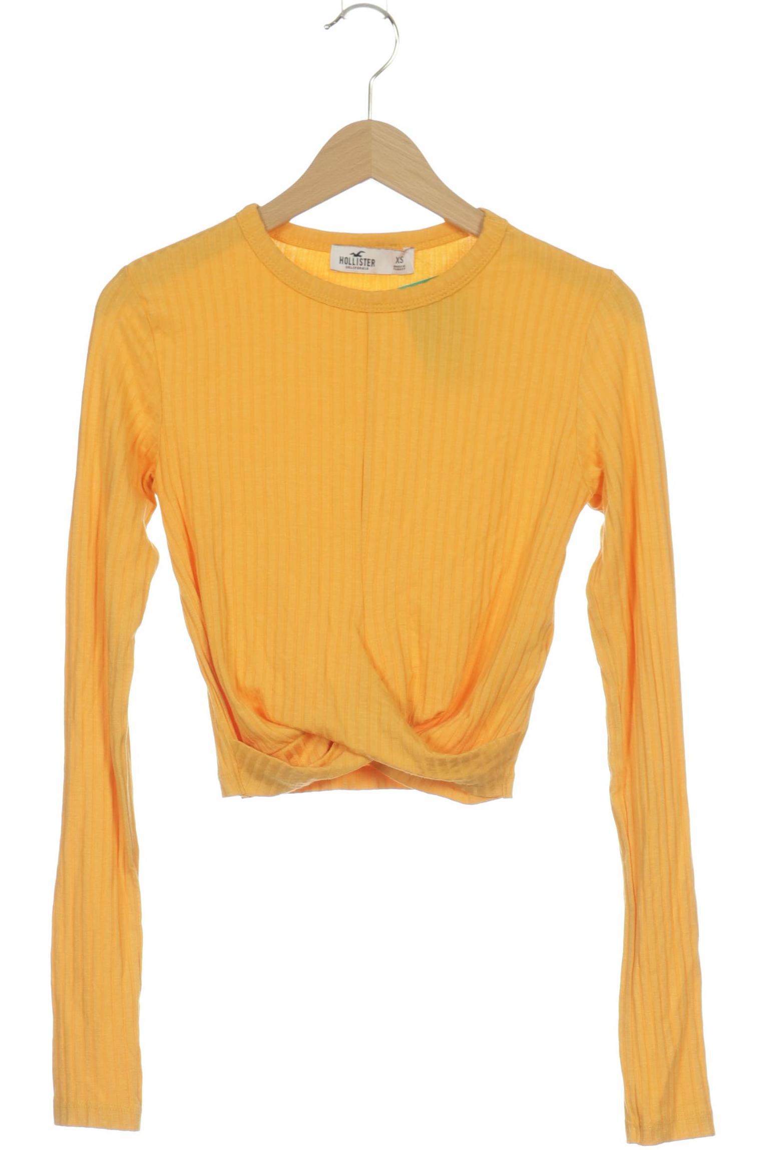 

Hollister Damen Langarmshirt, gelb, Gr. 34