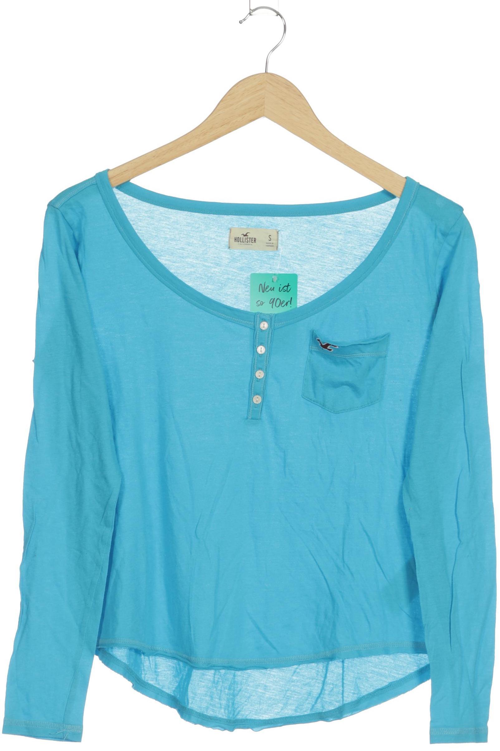 

Hollister Damen Langarmshirt, blau, Gr.