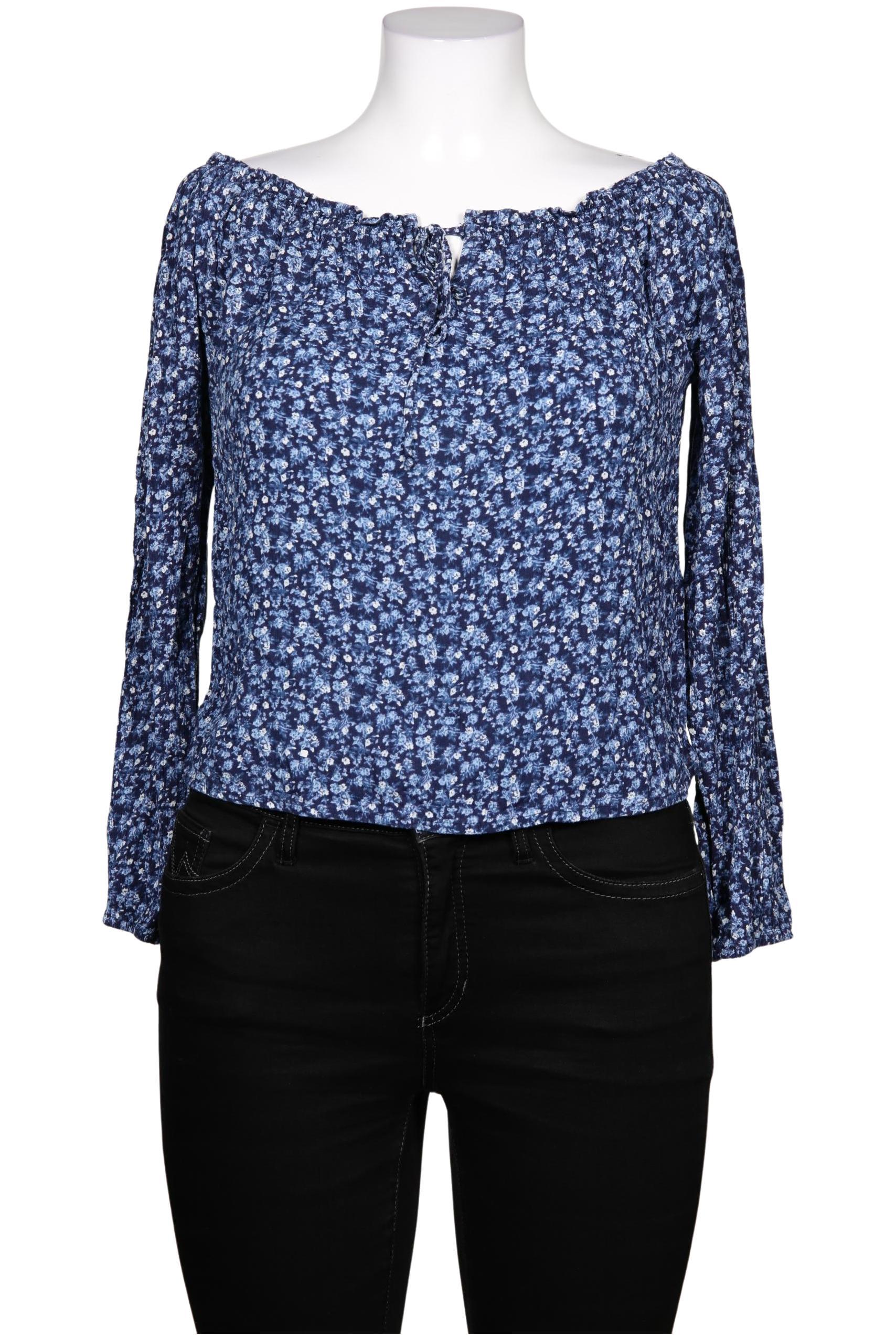 

Hollister Damen Langarmshirt, blau, Gr. 42