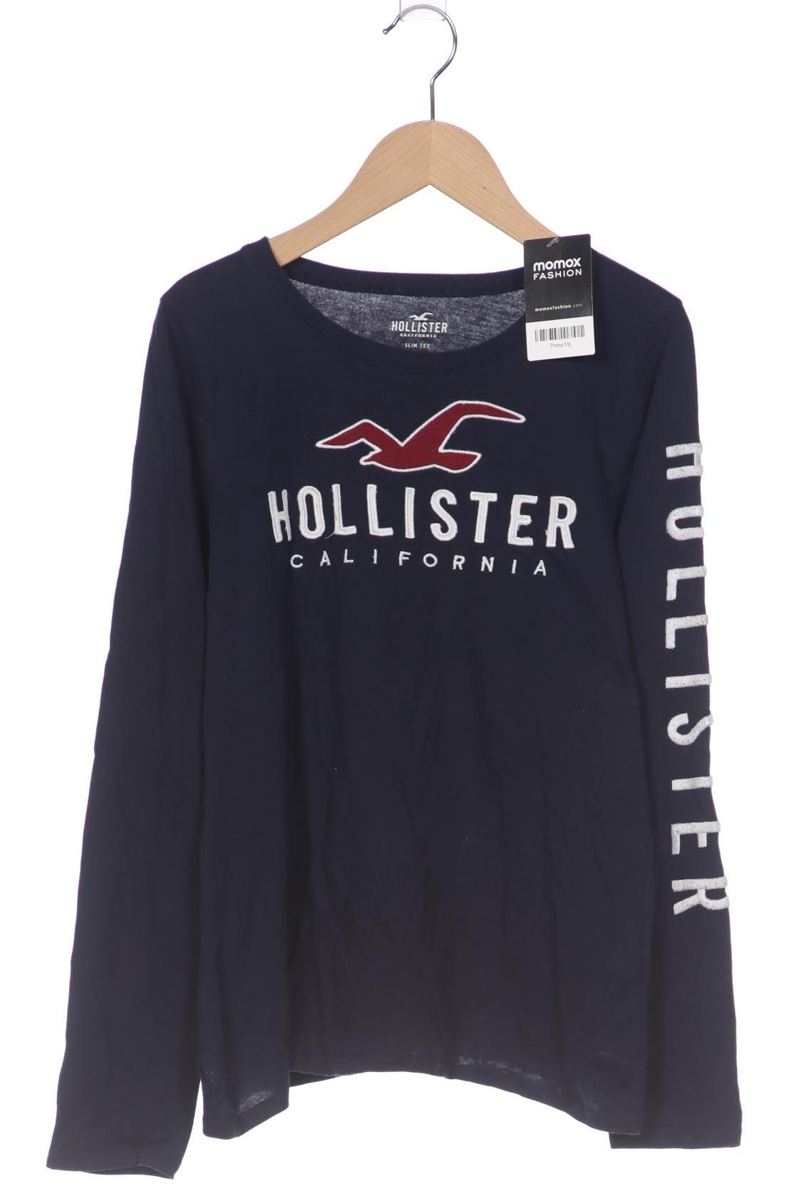 

Hollister Damen Langarmshirt, marineblau, Gr. 38