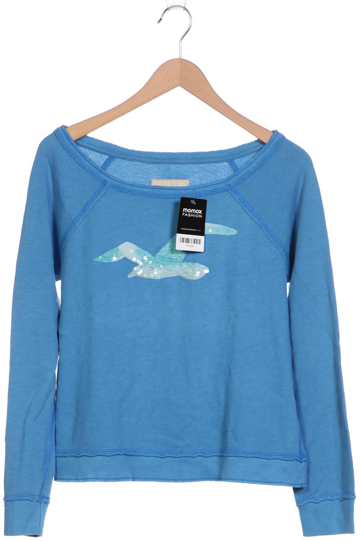 

Hollister Damen Langarmshirt, blau, Gr. 42