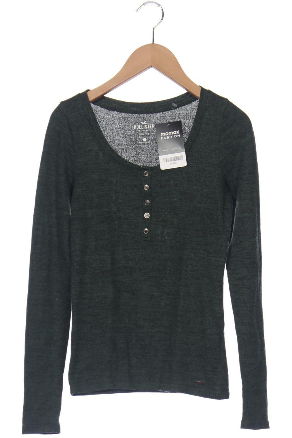 

Hollister Damen Langarmshirt, grün, Gr. 36