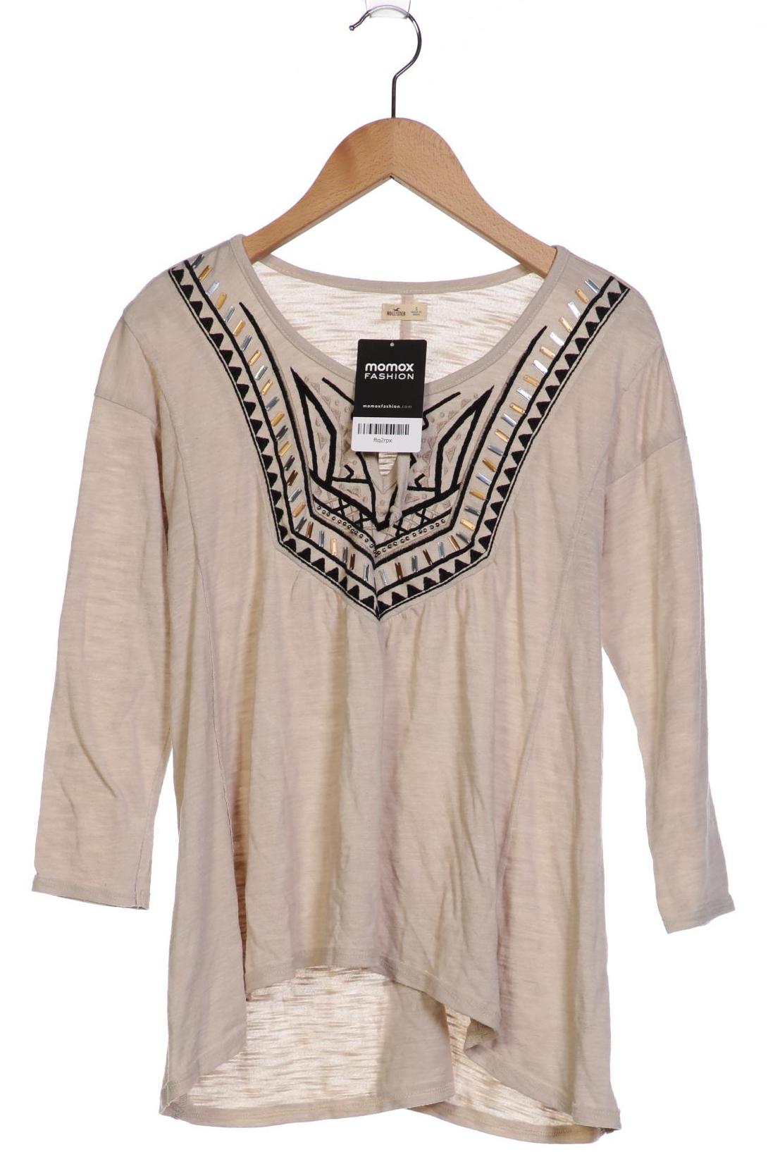 

Hollister Damen Langarmshirt, beige, Gr. 36