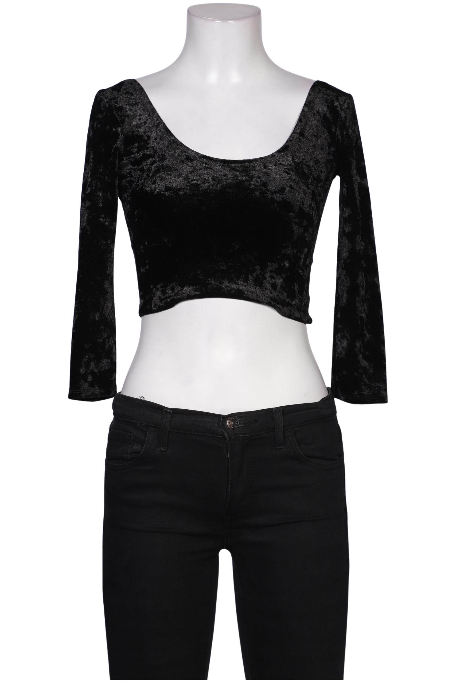

Hollister Damen Langarmshirt, schwarz, Gr. 34