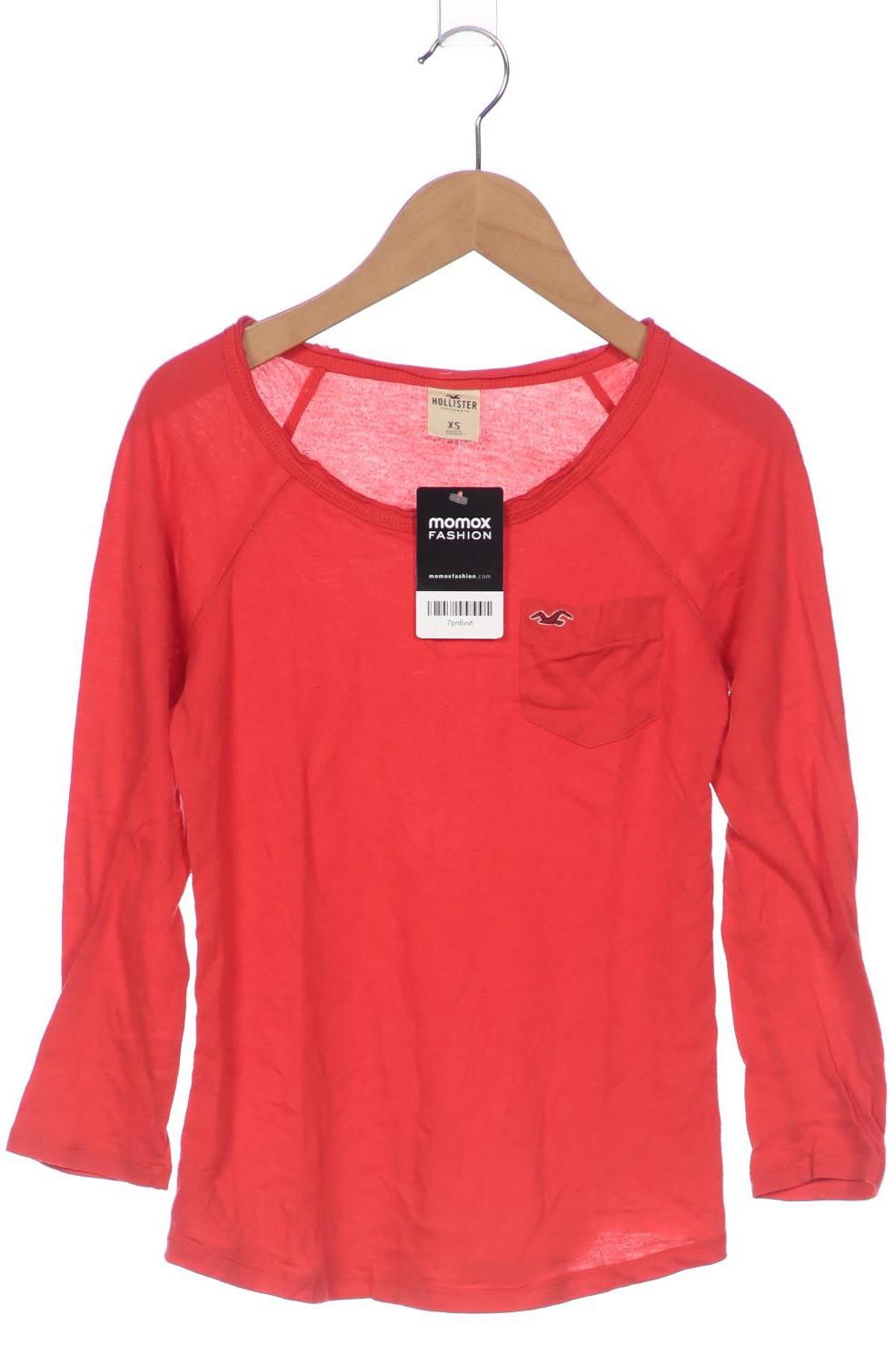 

Hollister Damen Langarmshirt, rot, Gr. 34